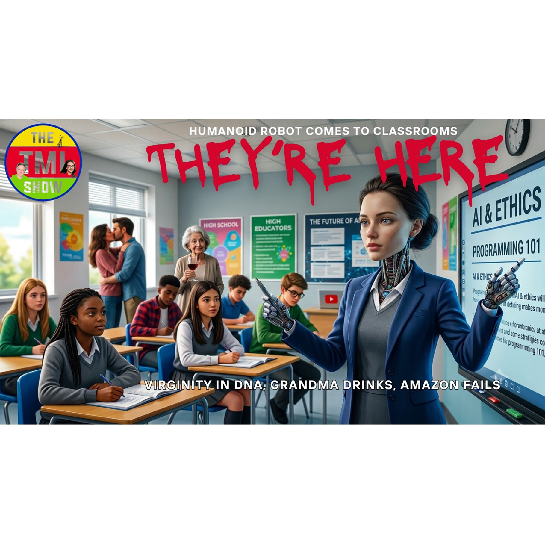 Your Virginity Is in Your DNA, AI Teachers Are Here, Grandma Defeats the Liquor Police | TMI Ep 423 episode artwork