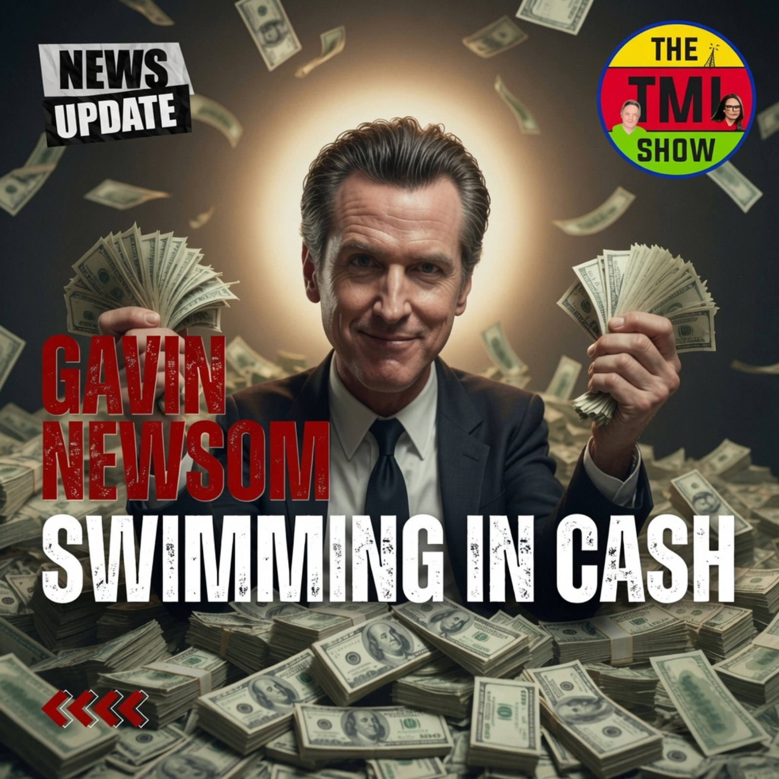 GI Bill Scam Schools Exposed, Trump Truth Social Controversy, Newsom's $347M Question  | TMI Ep 435 episode artwork