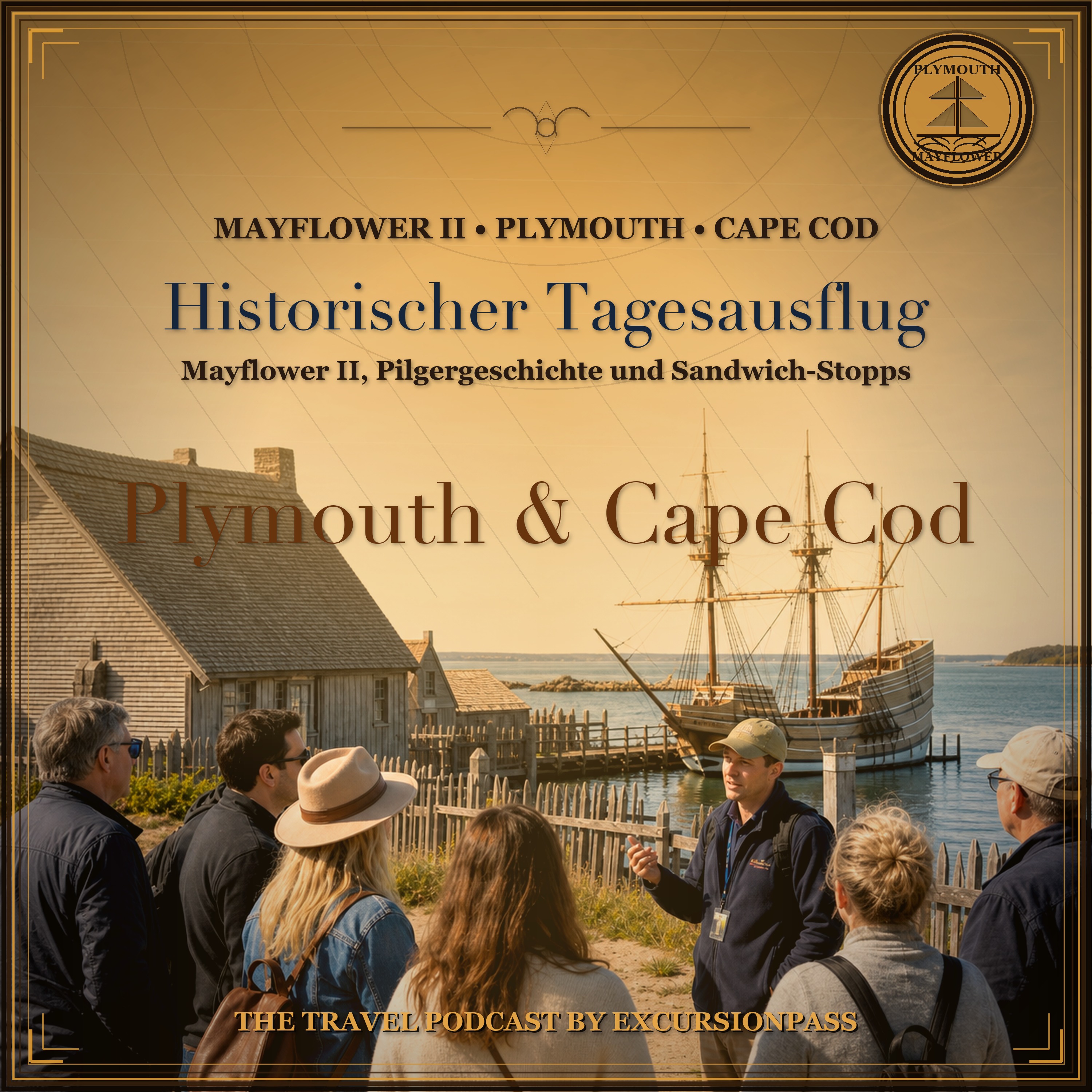 Historischer Tagesausflug nach Plymouth und Cape Cod ab Boston episode artwork