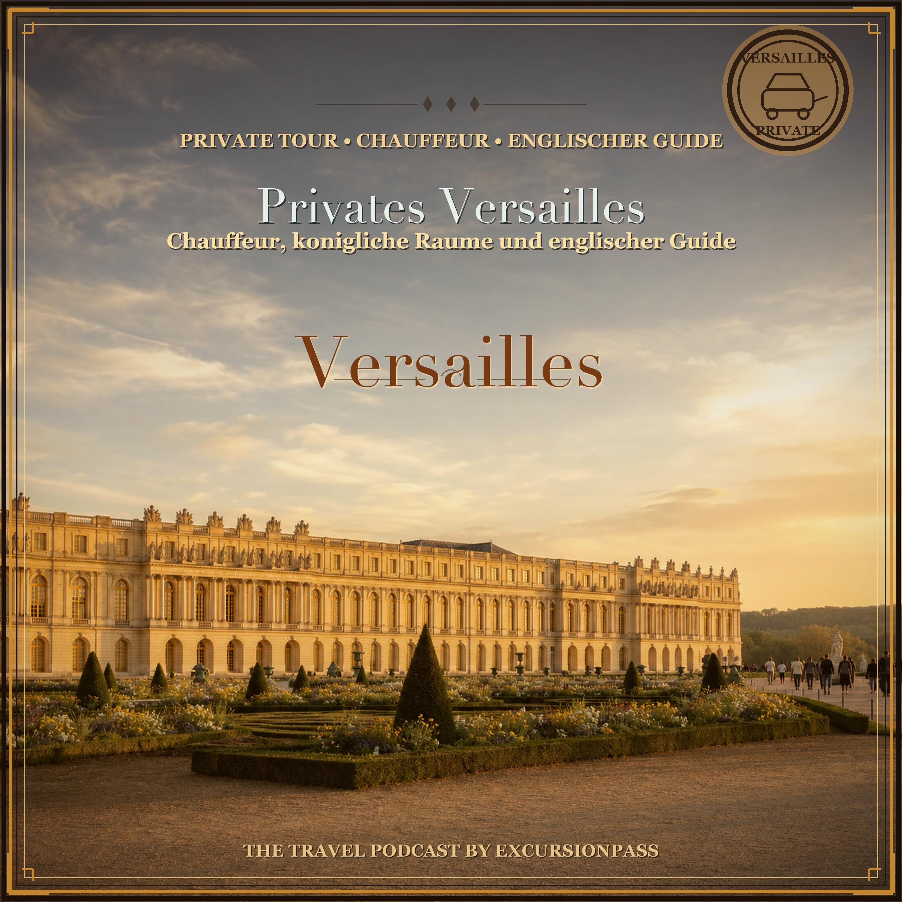 Private Schloss-Versailles-Tour mit Fahrer und englischem Guide episode artwork
