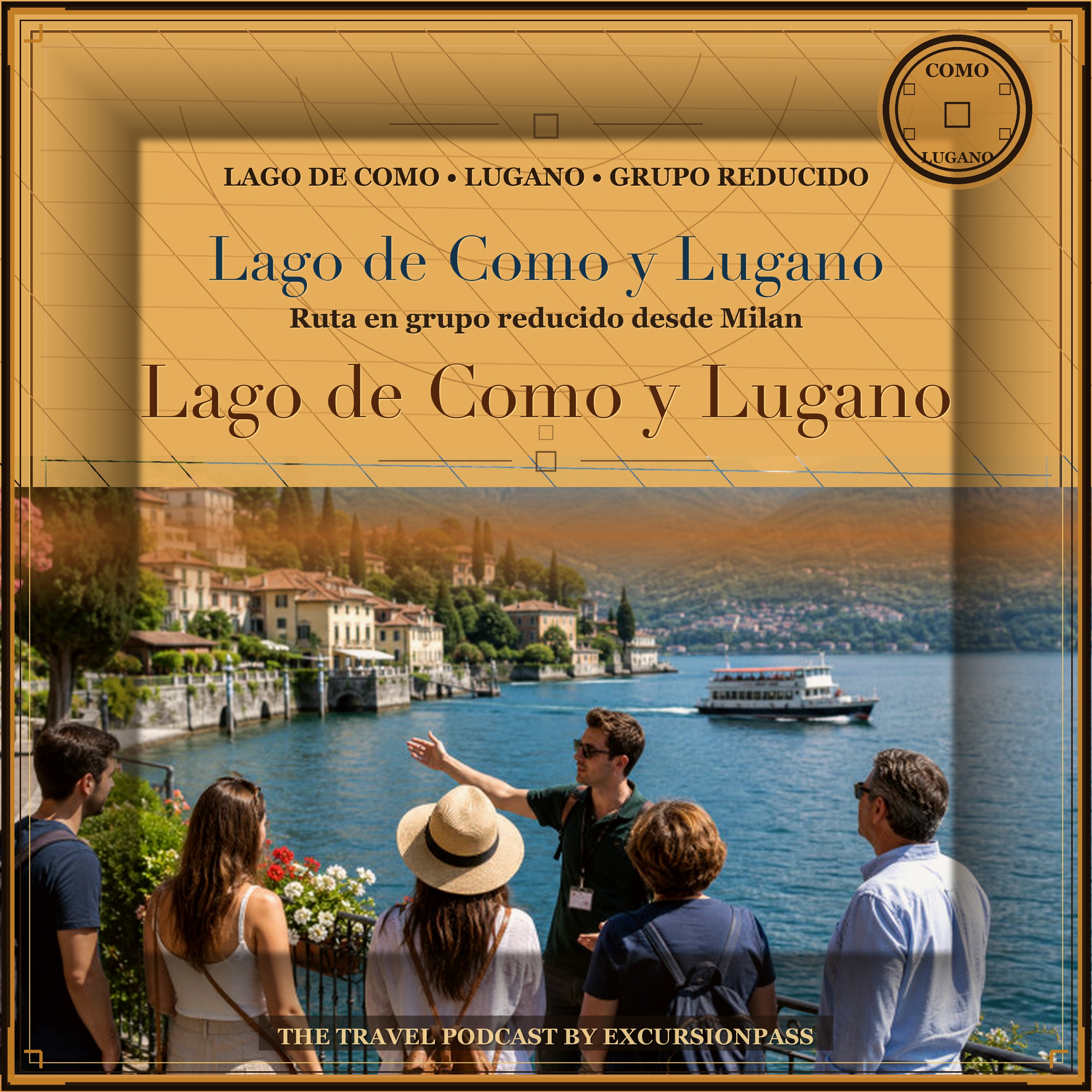 Tour de un dia en grupo reducido al Lago de Como y Lugano desde Milan episode artwork