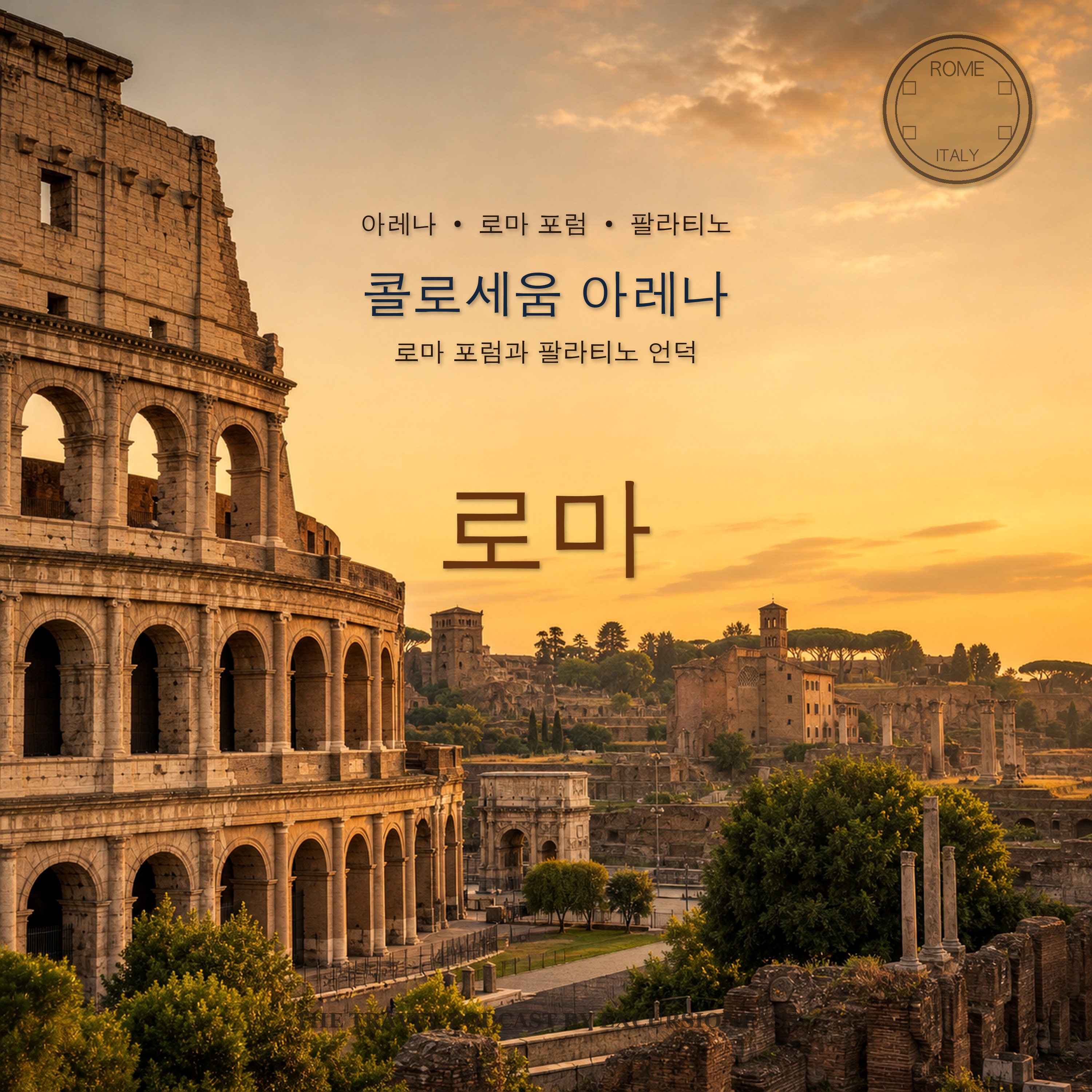 로마 포럼과 팔라티노 언덕 포함 콜로세움 아레나 가이드 투어 episode artwork