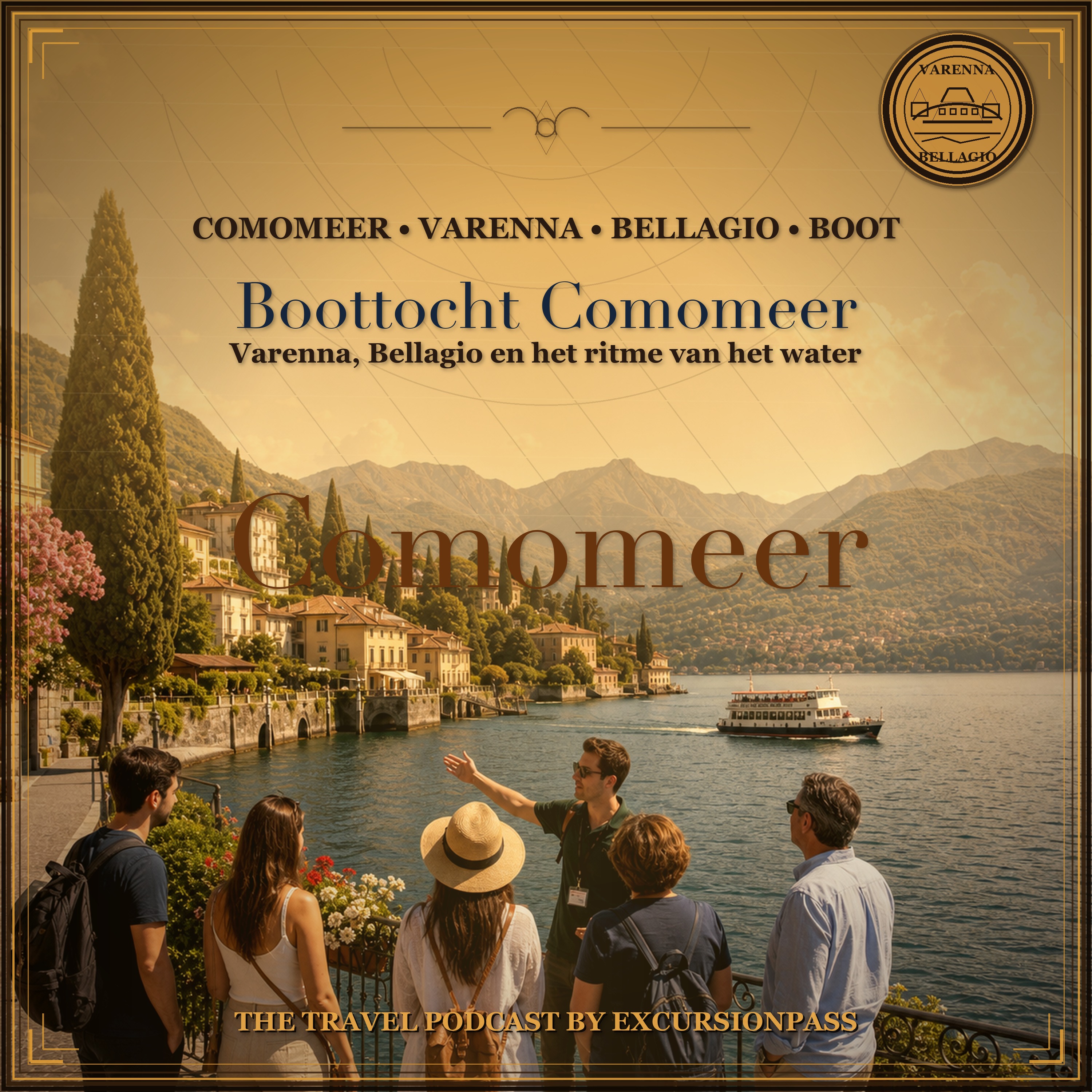 Boottocht over het Comomeer met Varenna en Bellagio episode artwork