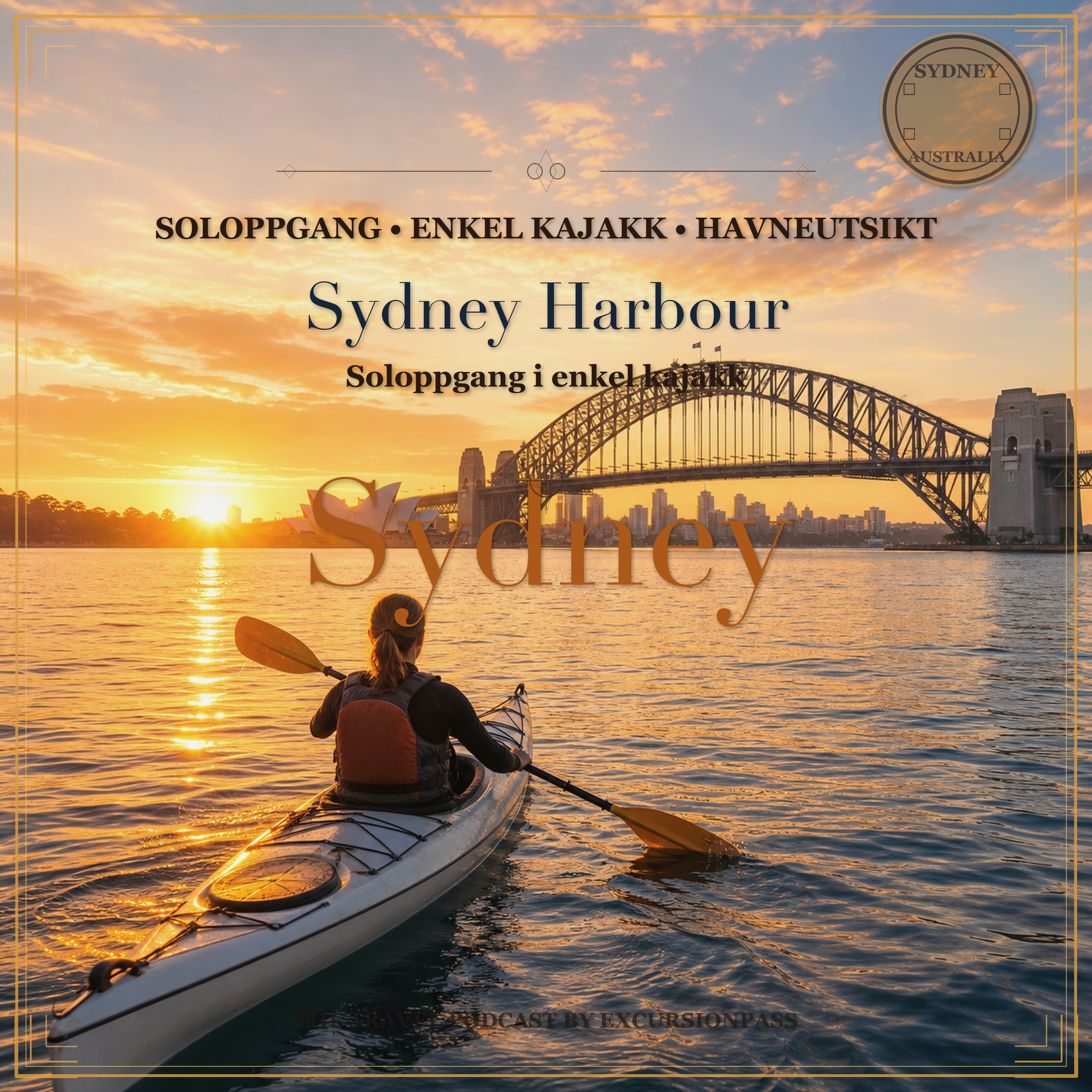 Soloppgangstur i enkel kajakk på Sydney Harbour med ExcursiónPass