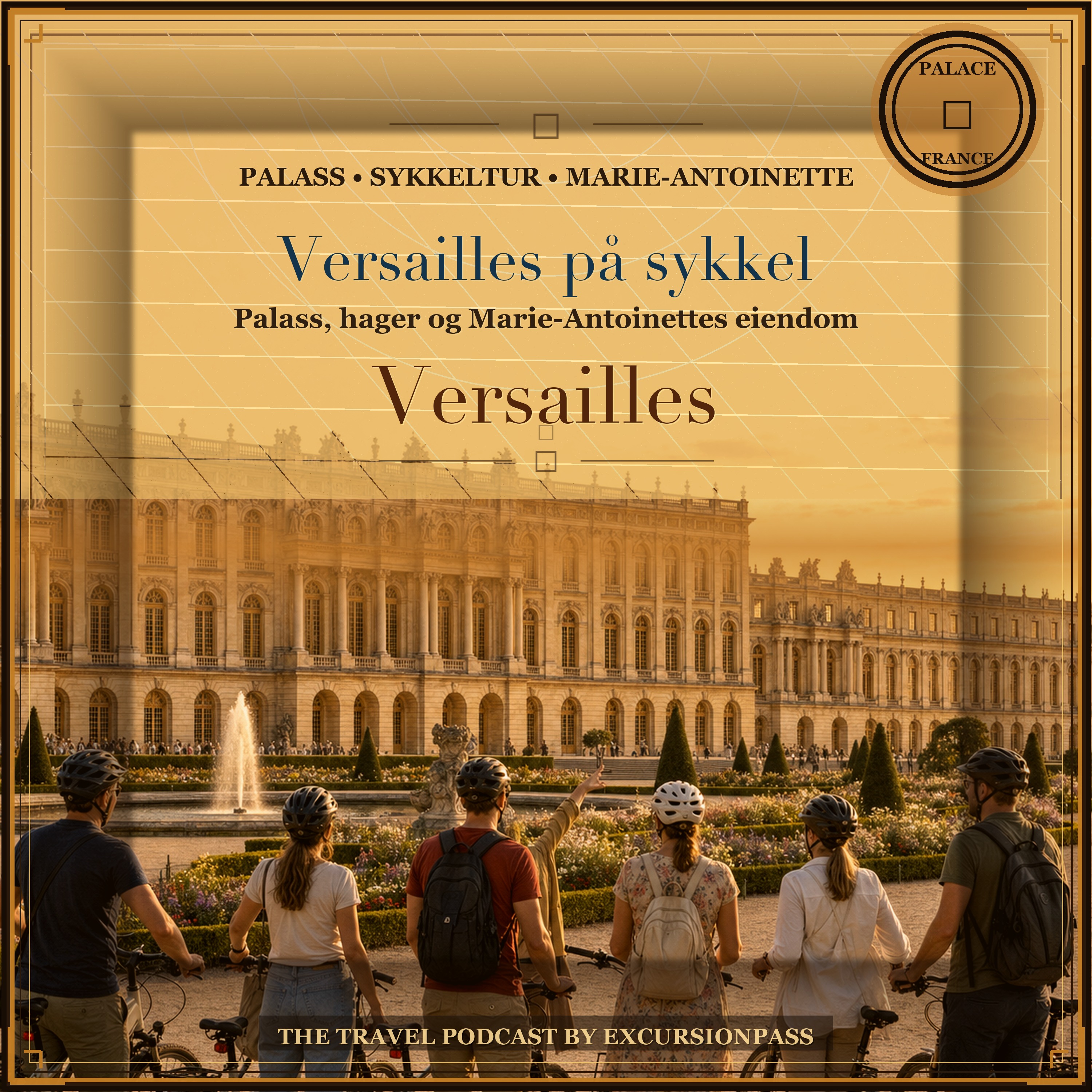 Sykkeltur ved Versailles-palasset med Marie-Antoinettes eiendom med ExcursiónPass