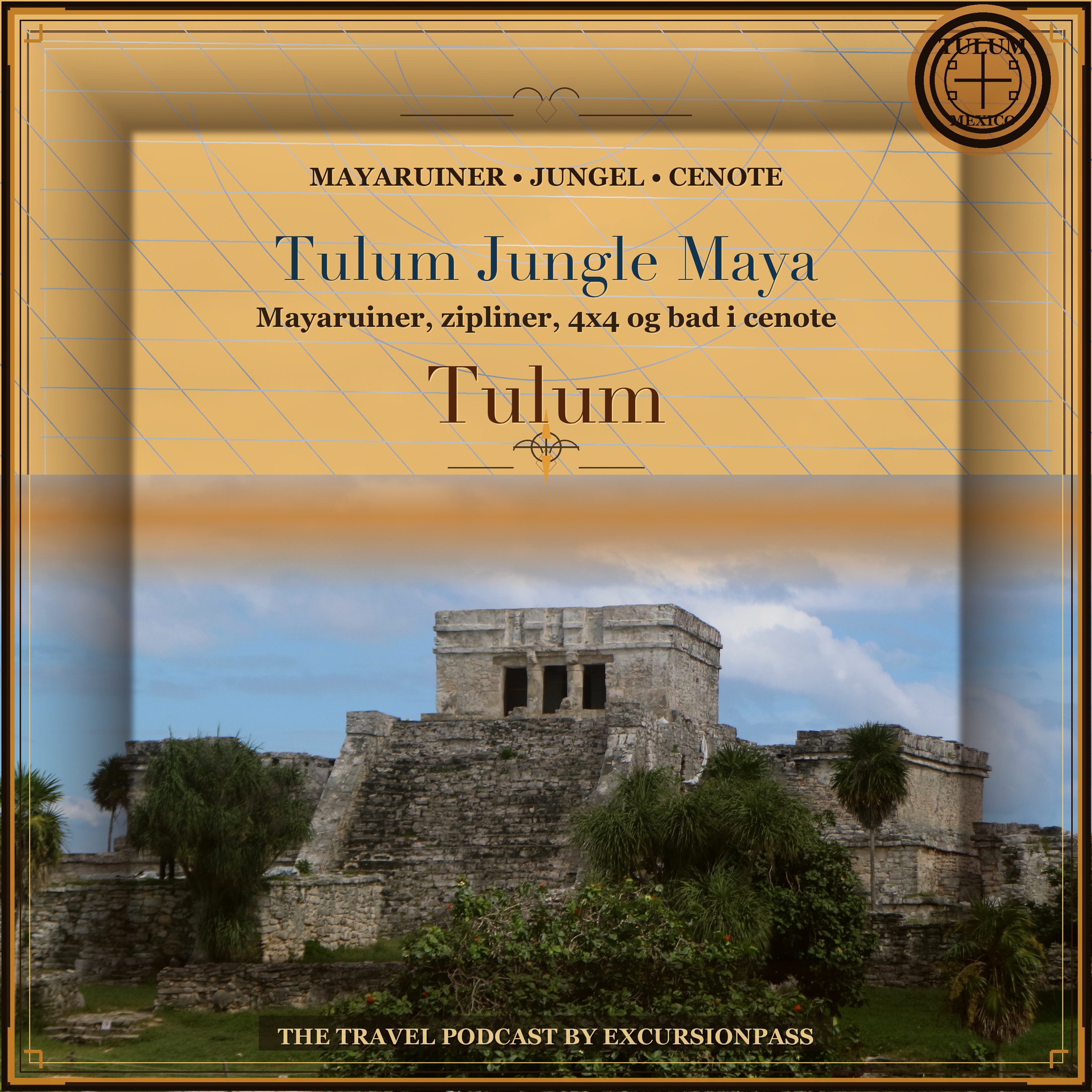 Tulum Jungle Maya: mayaruiner, jungel og cenote med ExcursiónPass
