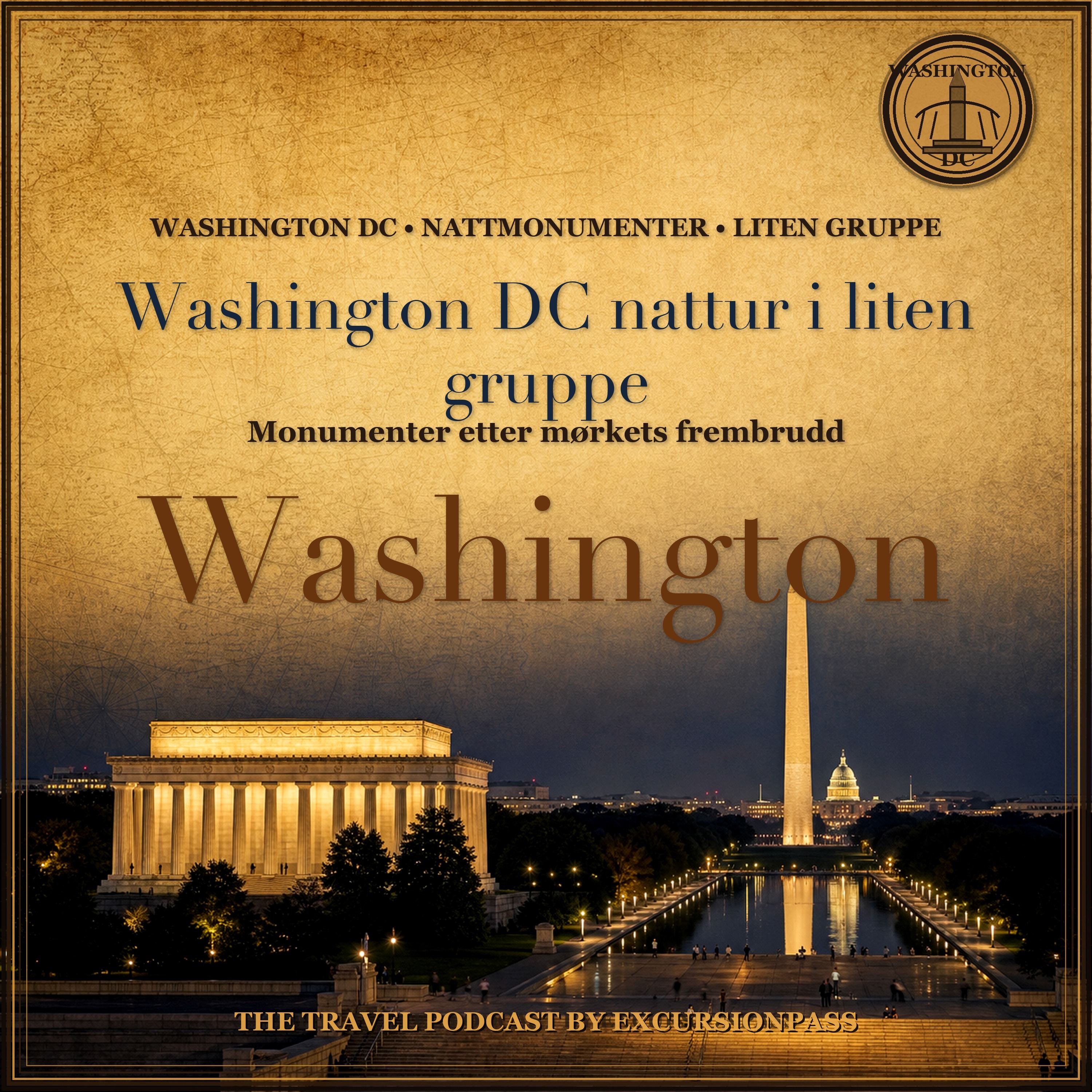 Washington DC nattur i liten gruppe med ExcursiónPass
