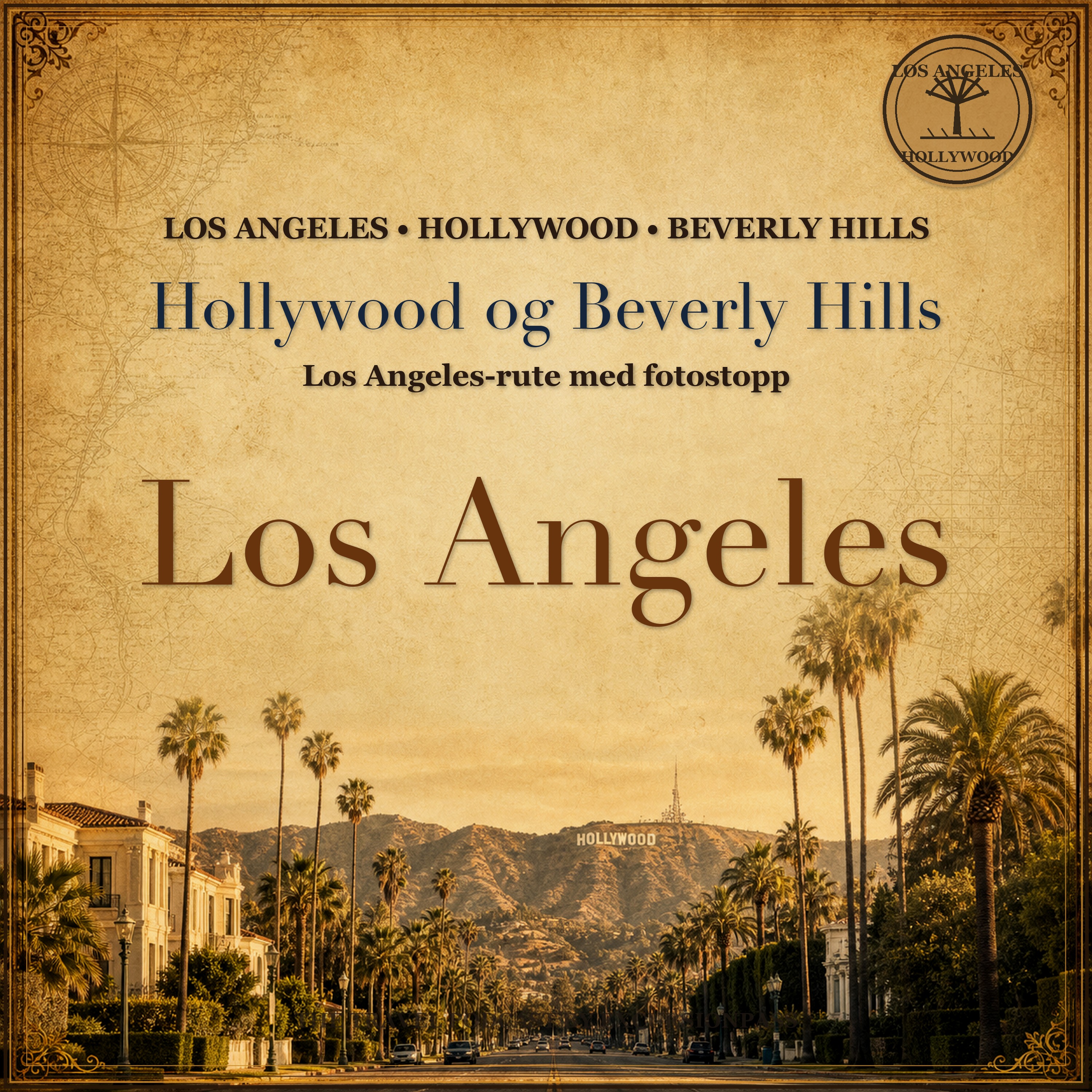 Bytur i Los Angeles, Hollywood og Beverly Hills med ExcursiónPass
