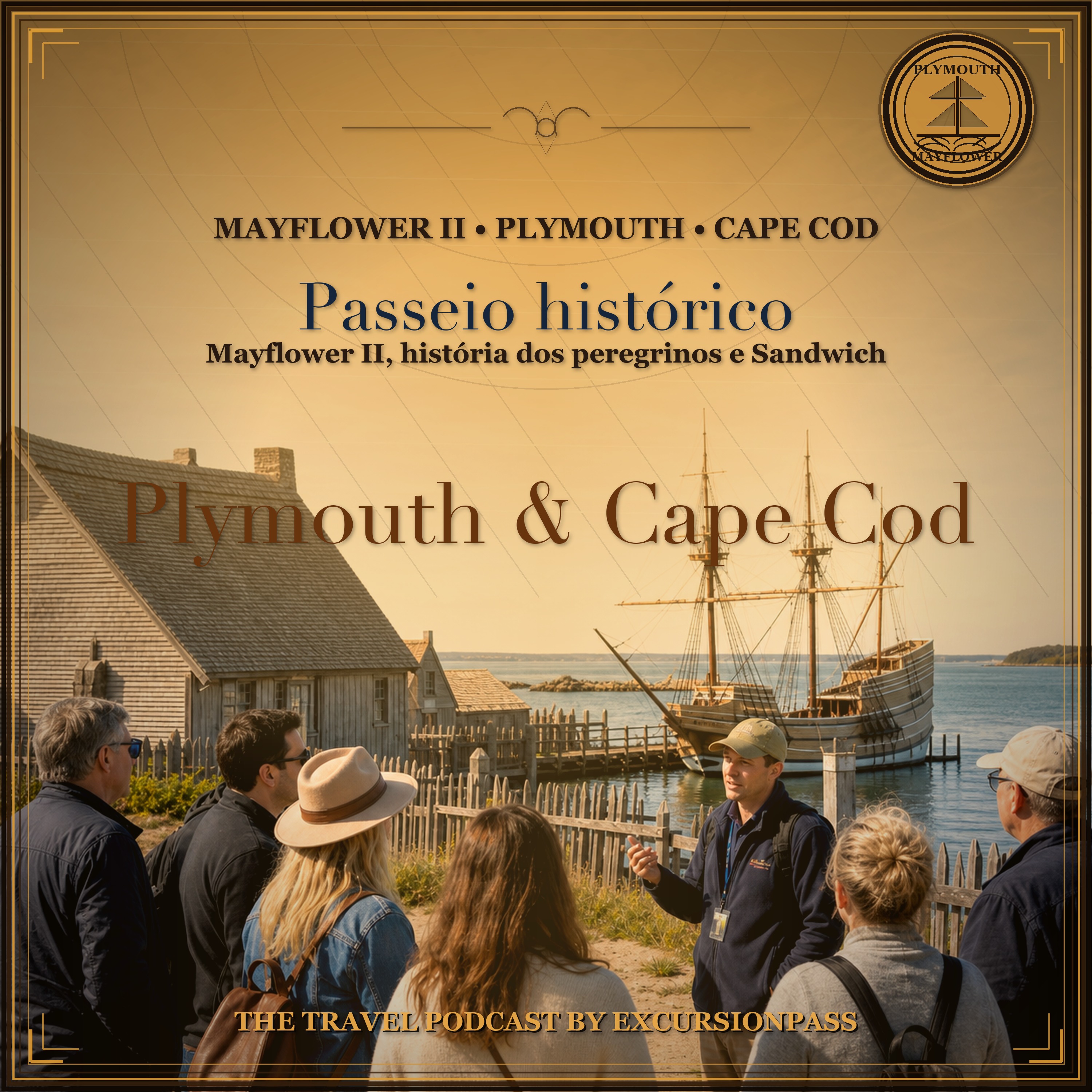 Passeio histórico de um dia por Plymouth e Cape Cod saindo de Boston episode artwork