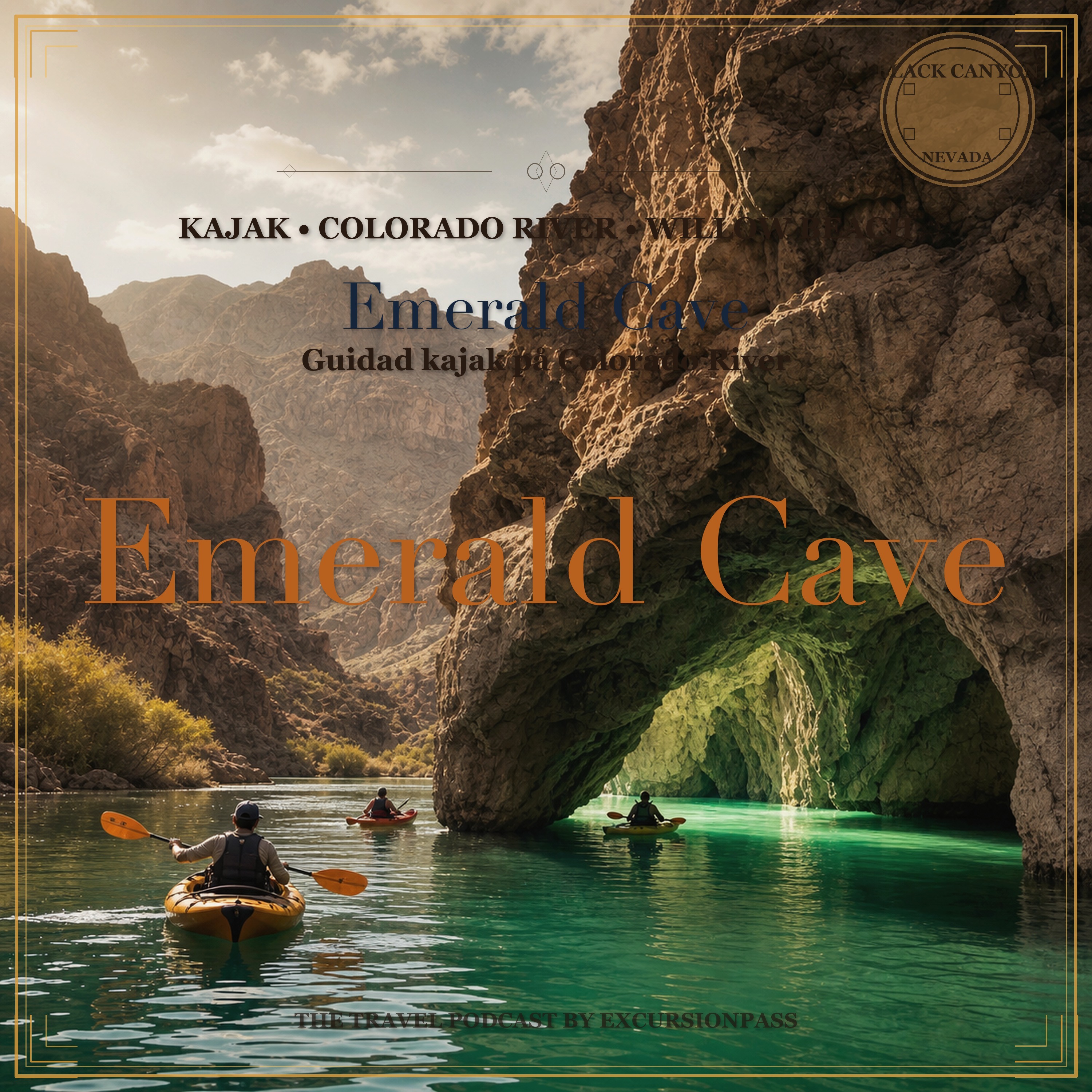 Guidad kajaktur till Emerald Cave