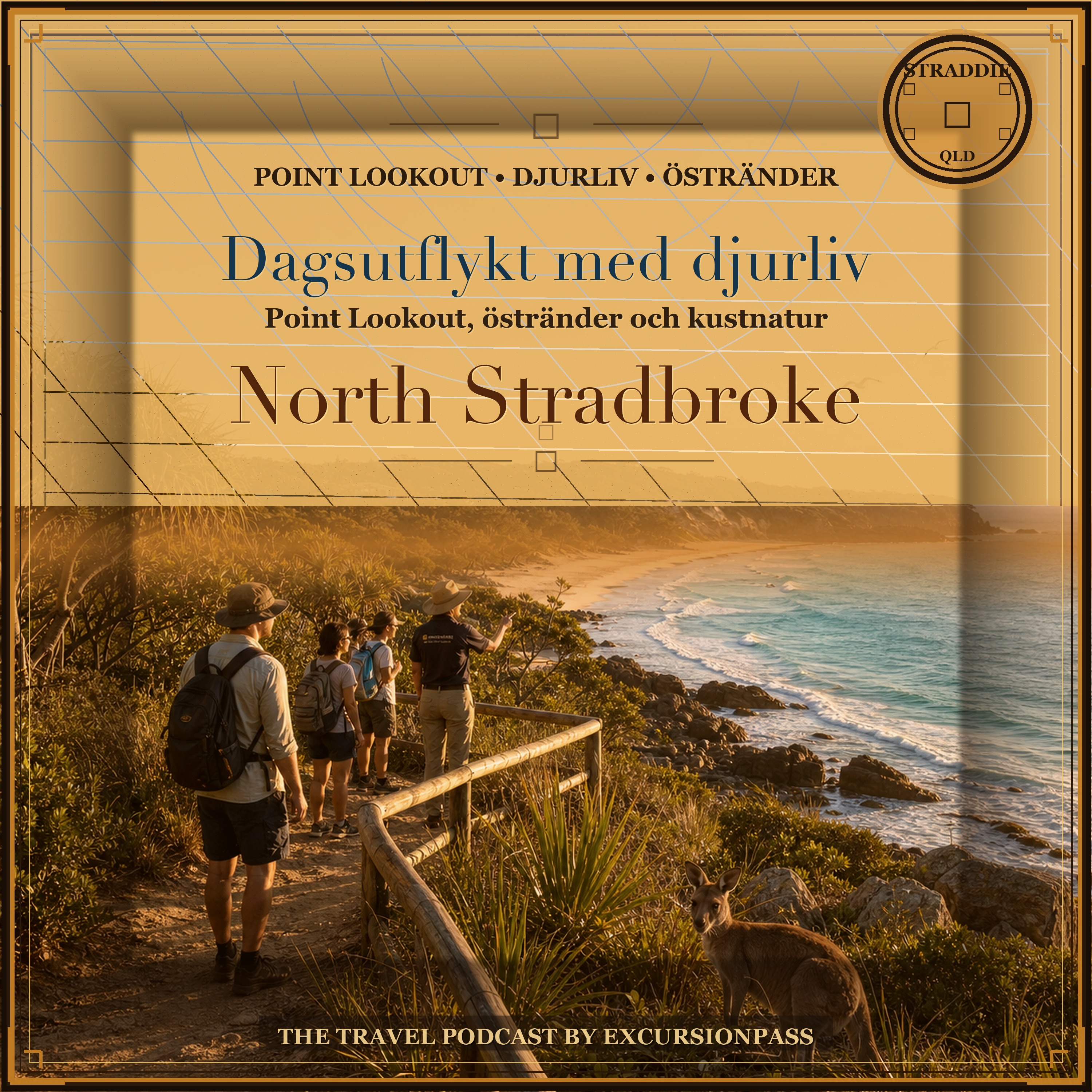 Dagsutflykt med djurliv till North Stradbroke Island från Brisbane