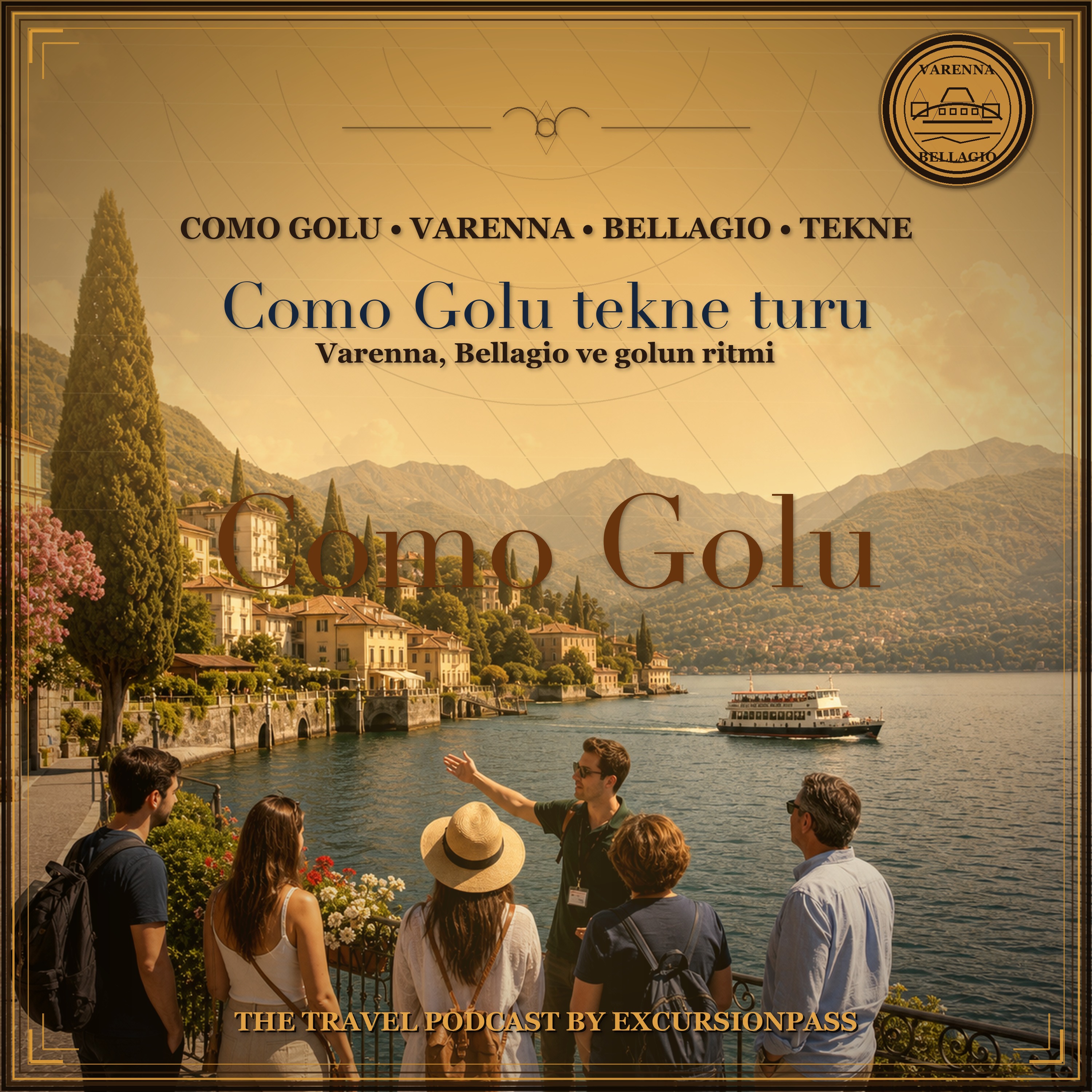 Varenna ve Bellagio ile Como Golu tekne turu episode artwork