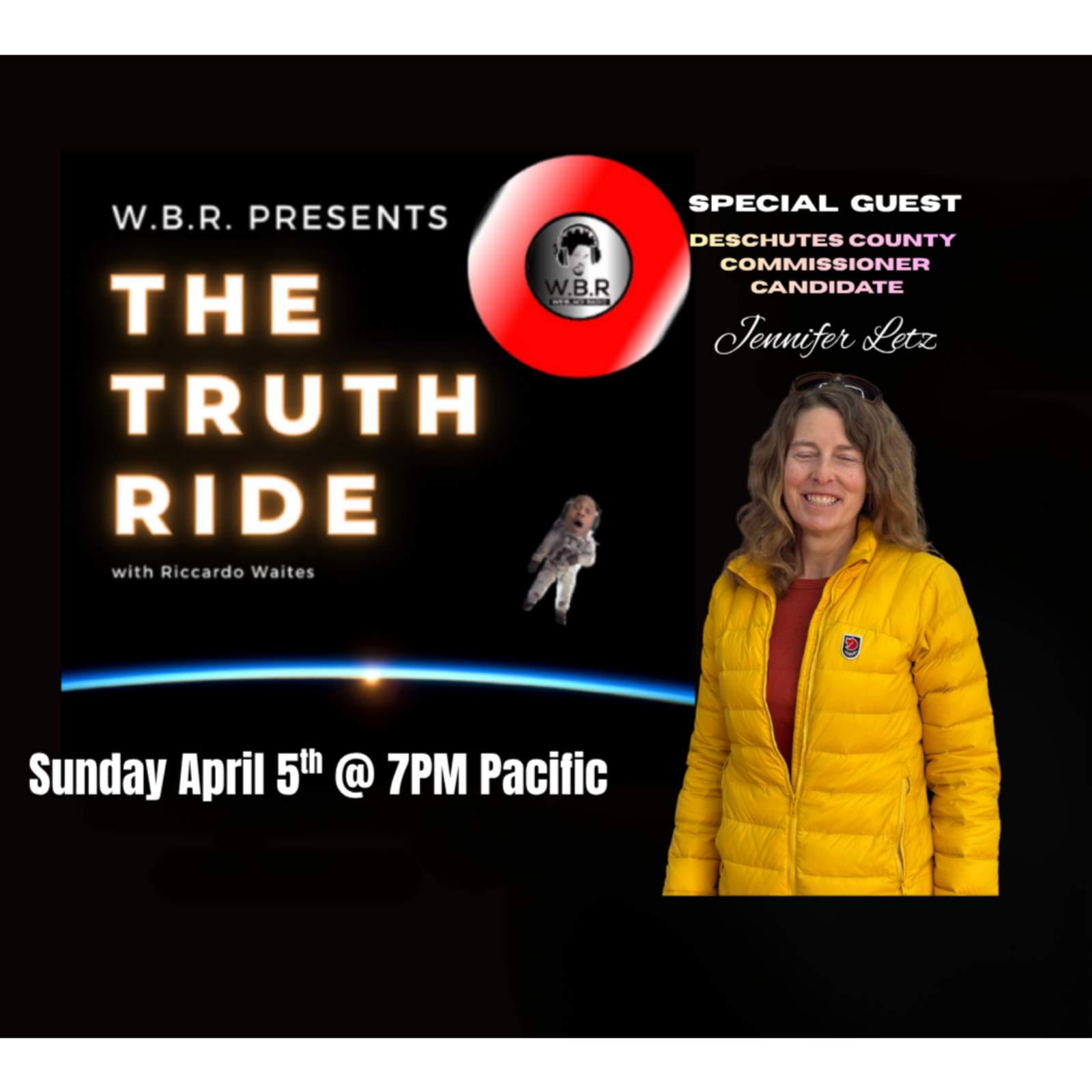 The Truth Ride Interview with Deschutes County Commissioner Candidate Jennifer Letz April 5th 2026 episode artwork