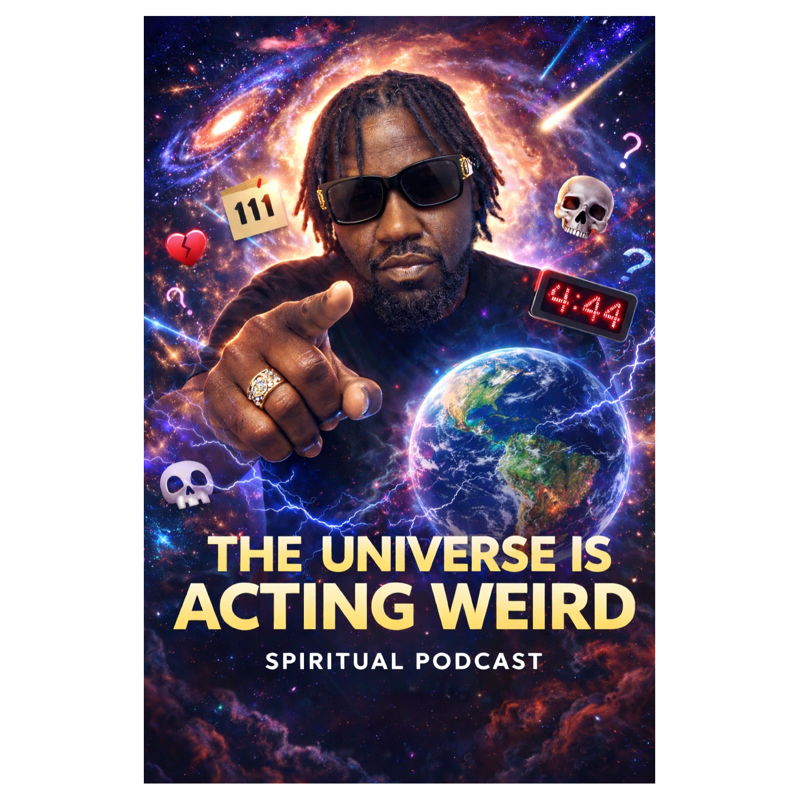 THE UNIVERSE IS ACTING WEIRD cover art