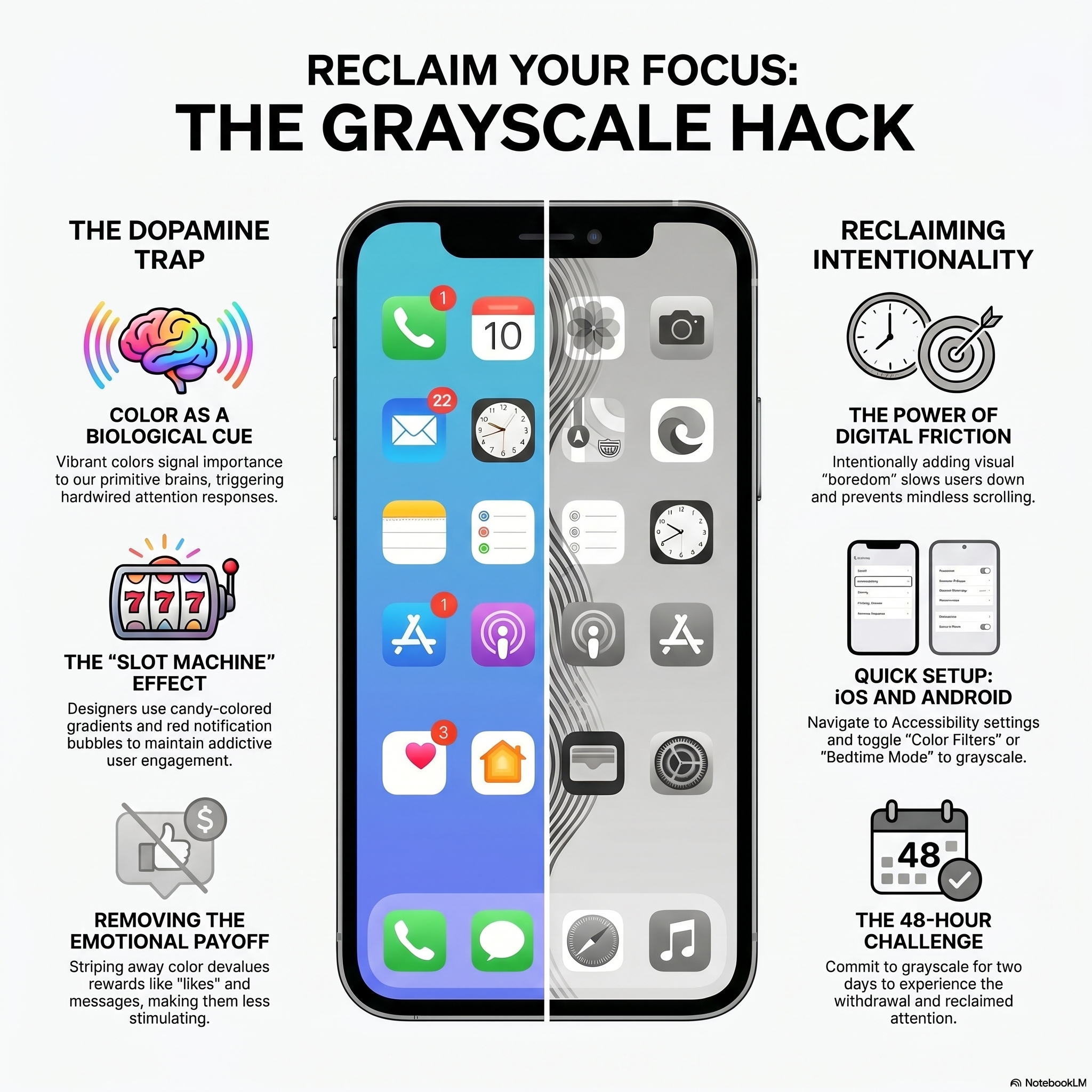 The Grayscale Hack: Reclaiming Your Digital Attention Span