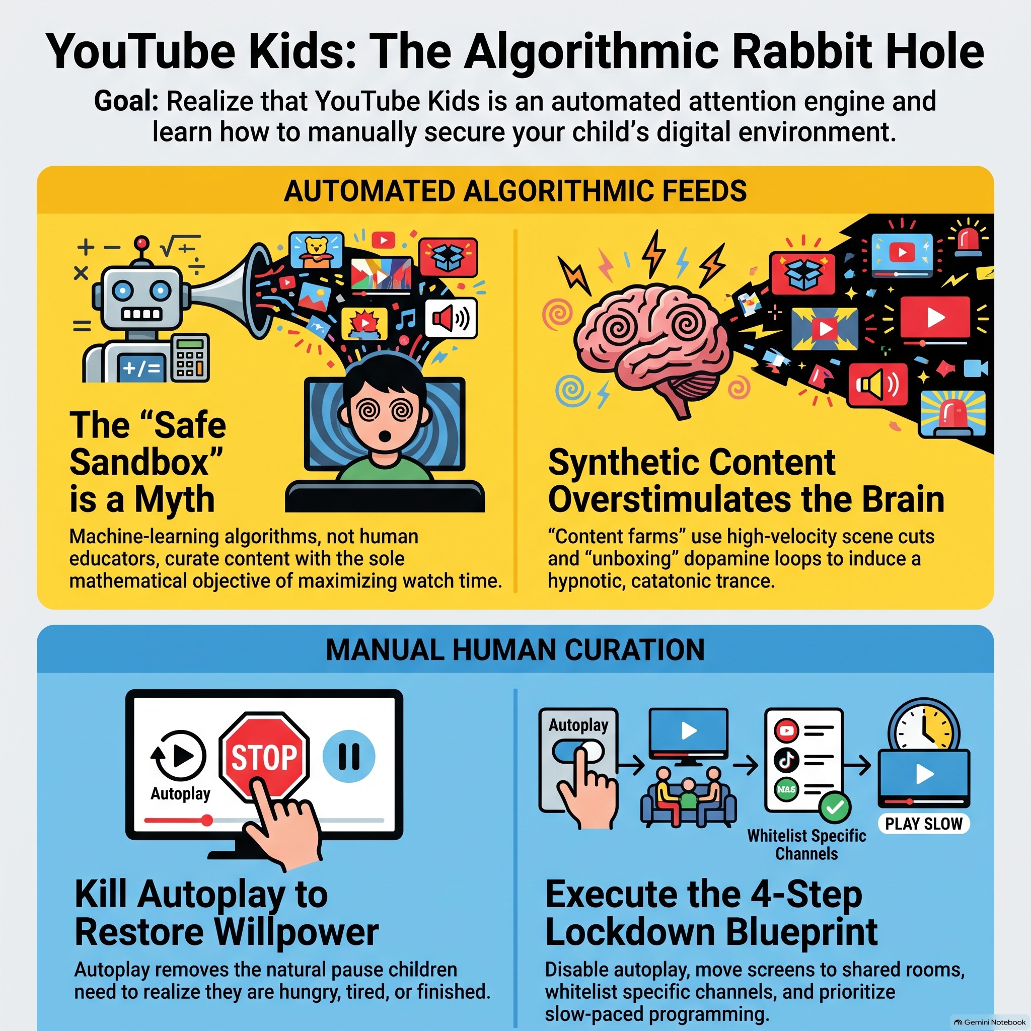 Is YouTube Kids Safe? The Autoplay Algorithm & "Elsagate" Brain Rot