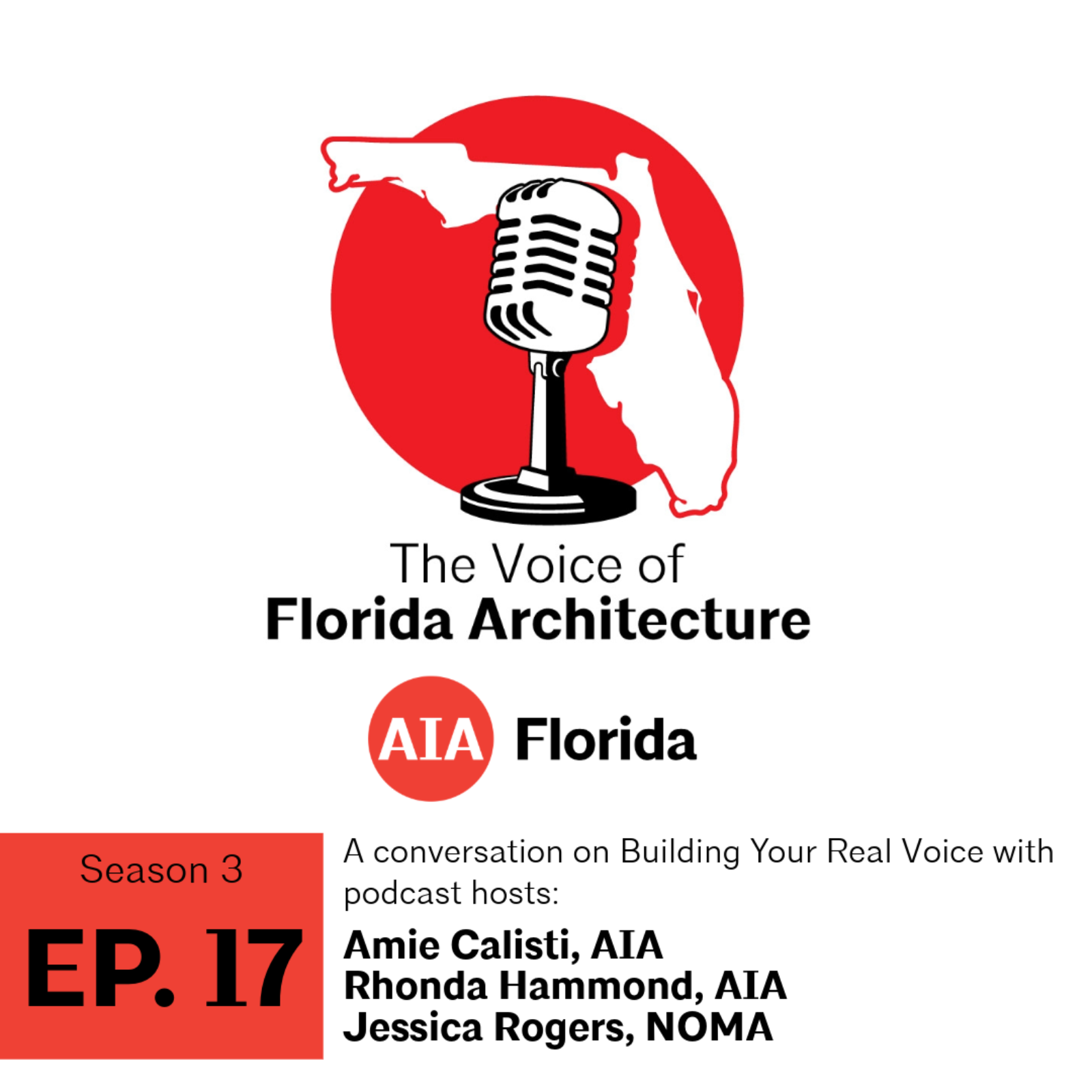 Building Your Real Voice with Amie Calisti, AIA, Rhonda Hammond, AIA, and Jessica Rogers, NOMA episode artwork