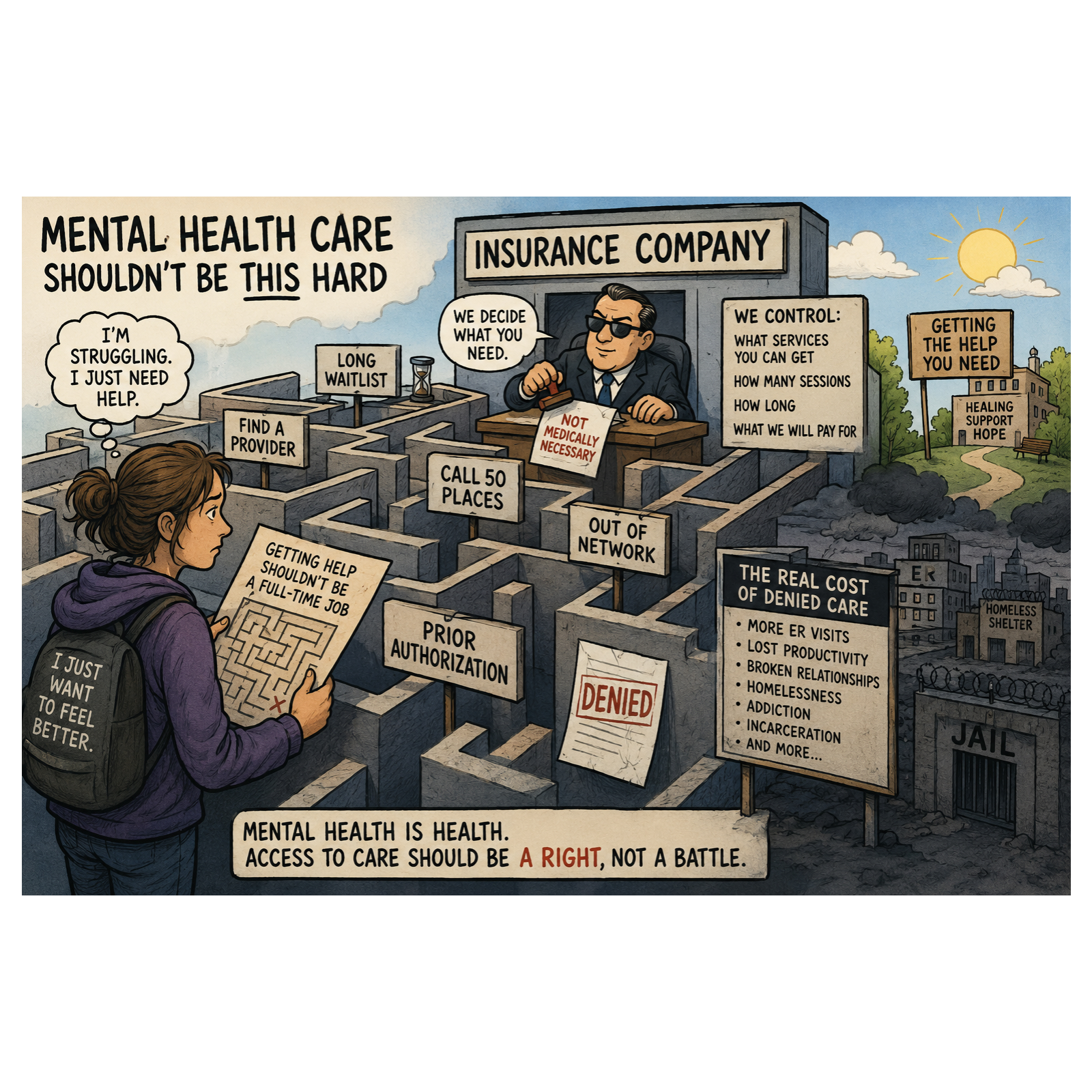 Mental Health Labyrinth episode artwork