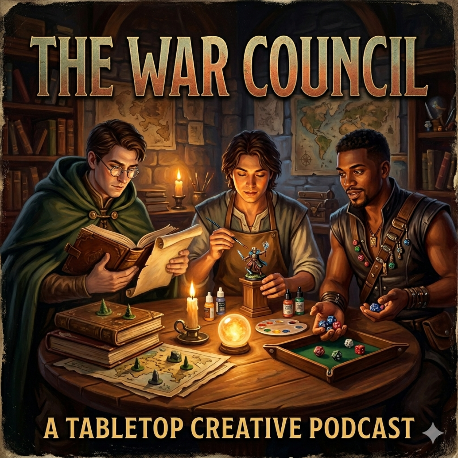 Logo of the podcast The War Council: A Tabletop Creative Podcast" Podcast The War Council: A Tabletop Creative Podcast"