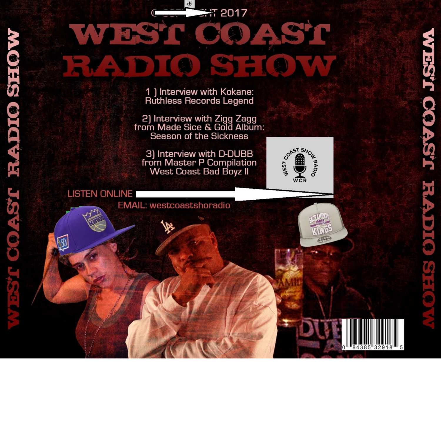 The West Coast Radio Show 3 in one series Koka, Zag, and Dubb podcast artwork
