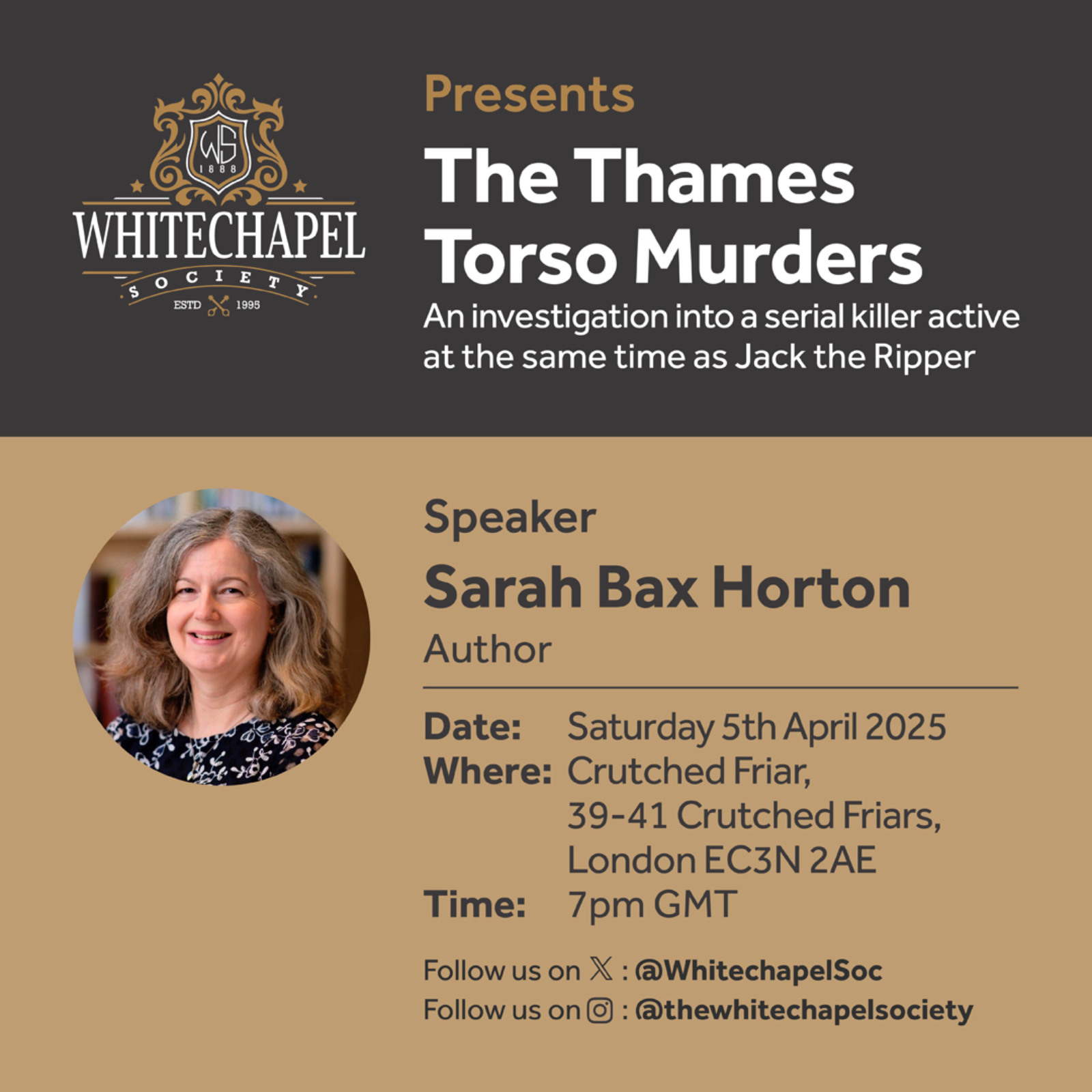 April 2025 - Sarah Bax Horton episode artwork