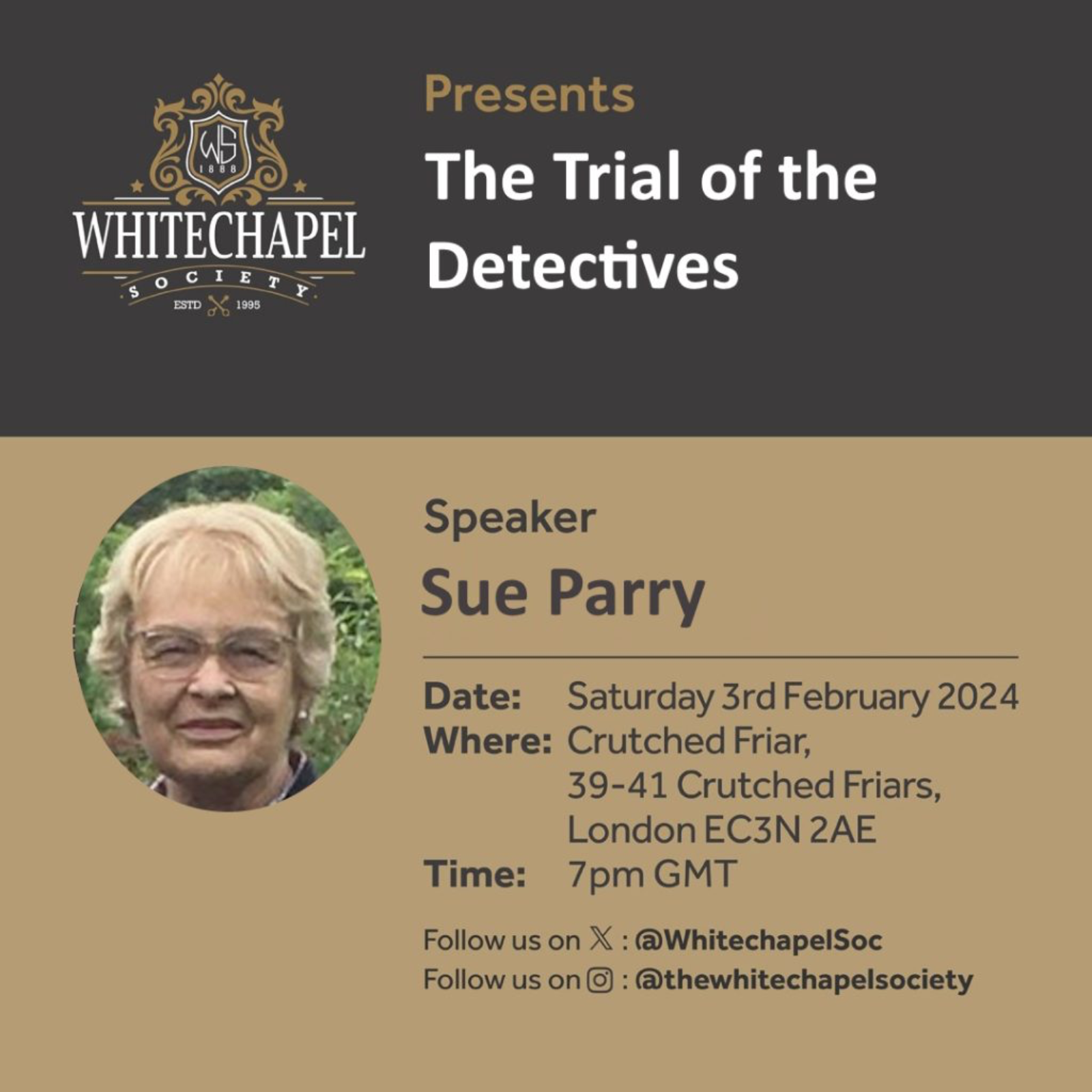 February 2024 - Sue Parry episode artwork