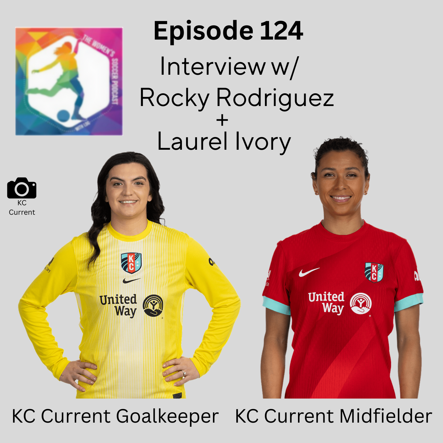 Episode 124: Interview with KC Current/Costa Rican WNT Midfielder Rocky Rodriguez + KC Current/USWNT U-23 Goalkeeper Laurel Ivory — The Women’s Soccer Podcast
