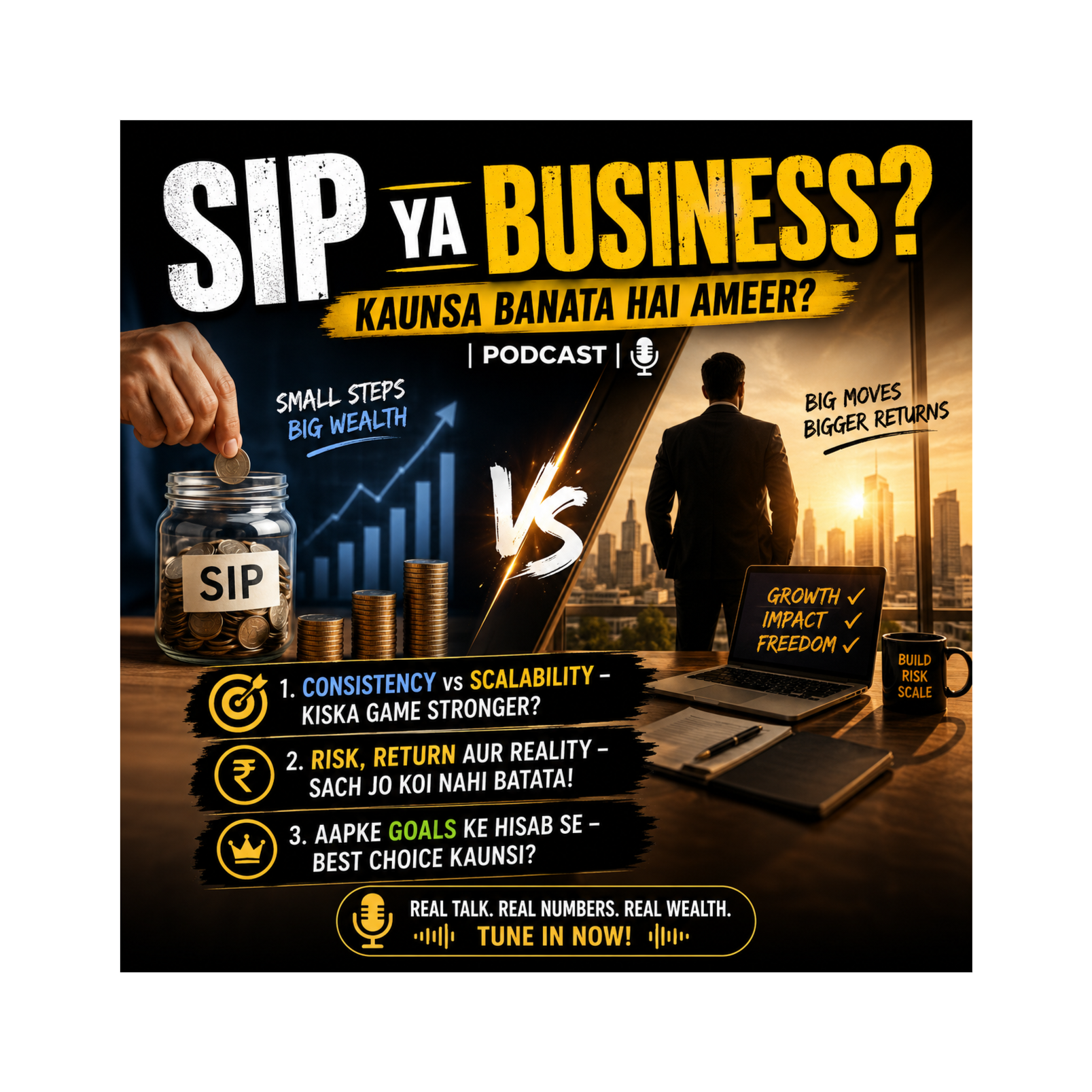 SIP Ya Business? 💼💰 Kaunsa Banata Hai Ameer? | Podcast | episode artwork