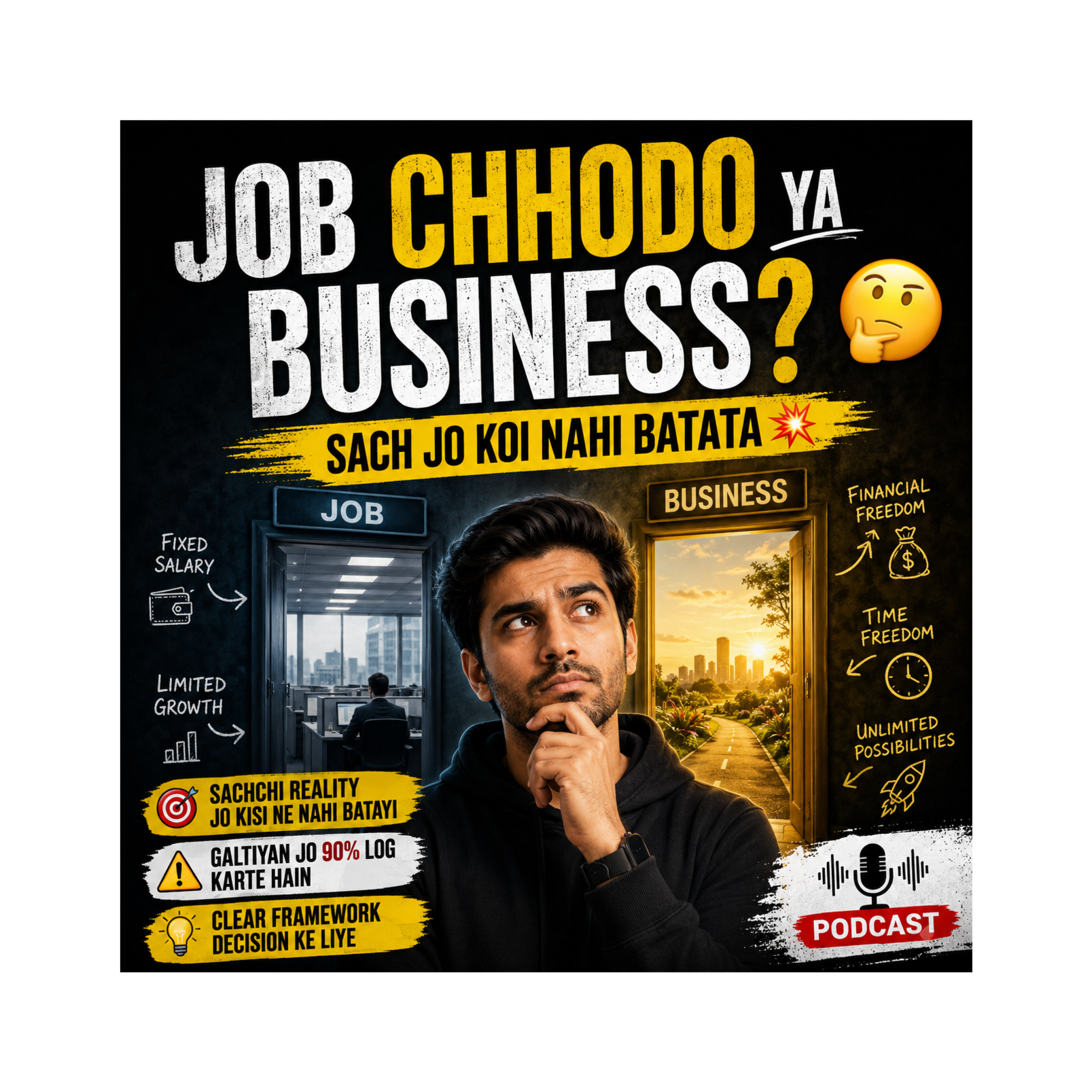 Job Chhodo Ya Business? 🤔 Sach Jo Koi Nahi Batata 💥 | Podcast | episode artwork
