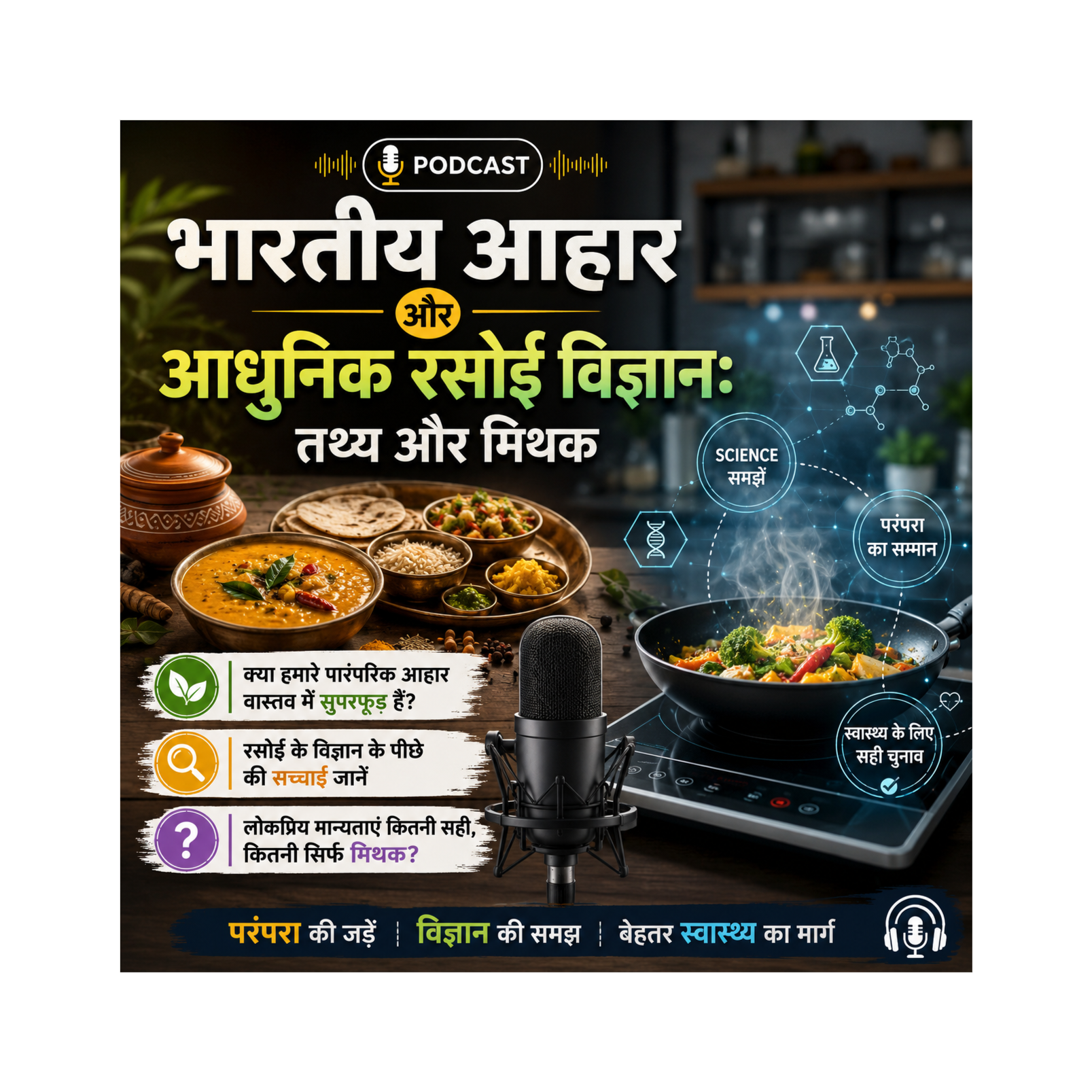भारतीय आहार और आधुनिक रसोई विज्ञान: तथ्य और मिथक episode artwork