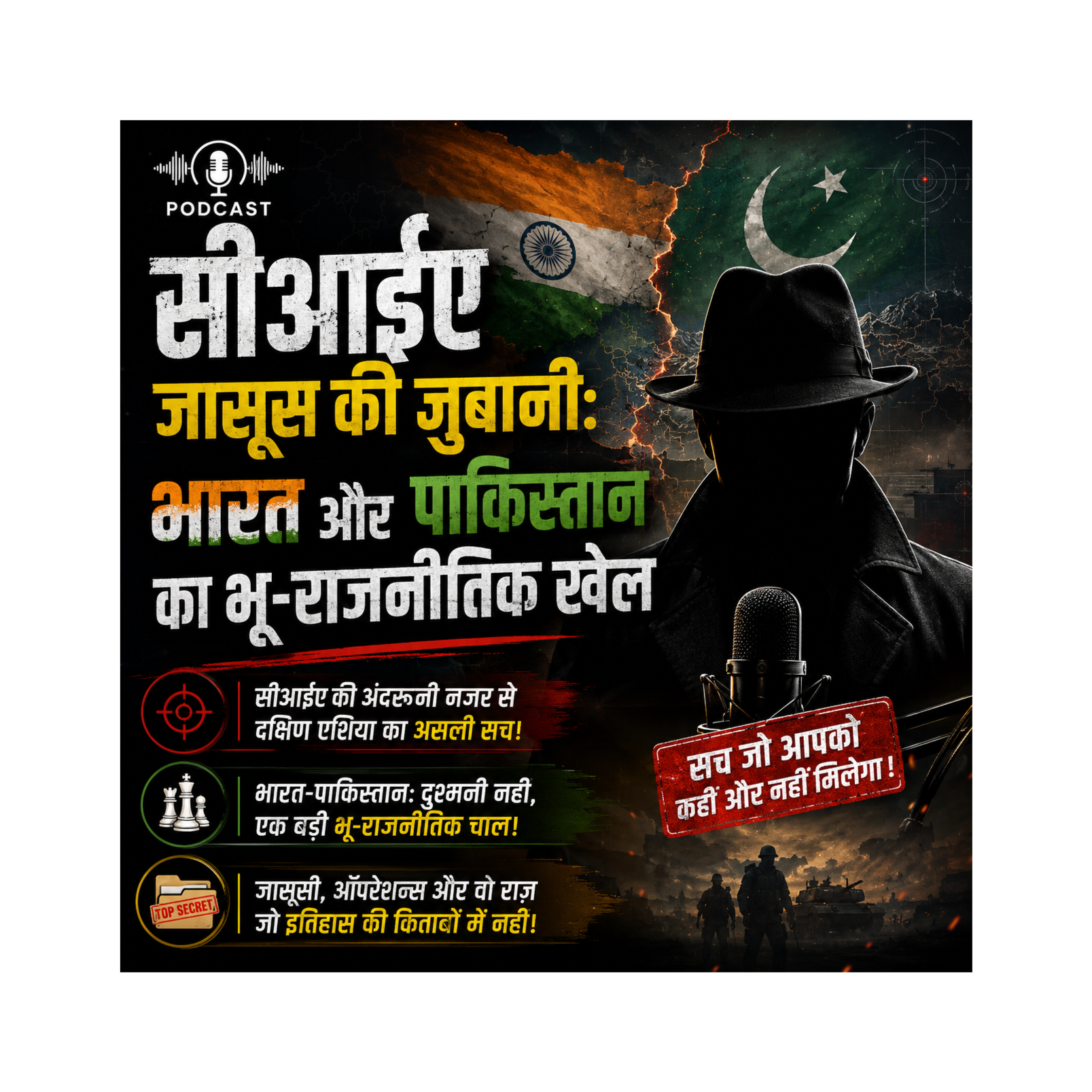 सीआईए जासूस की जुबानी: भारत और पाकिस्तान का भू-राजनीतिक खेल episode artwork