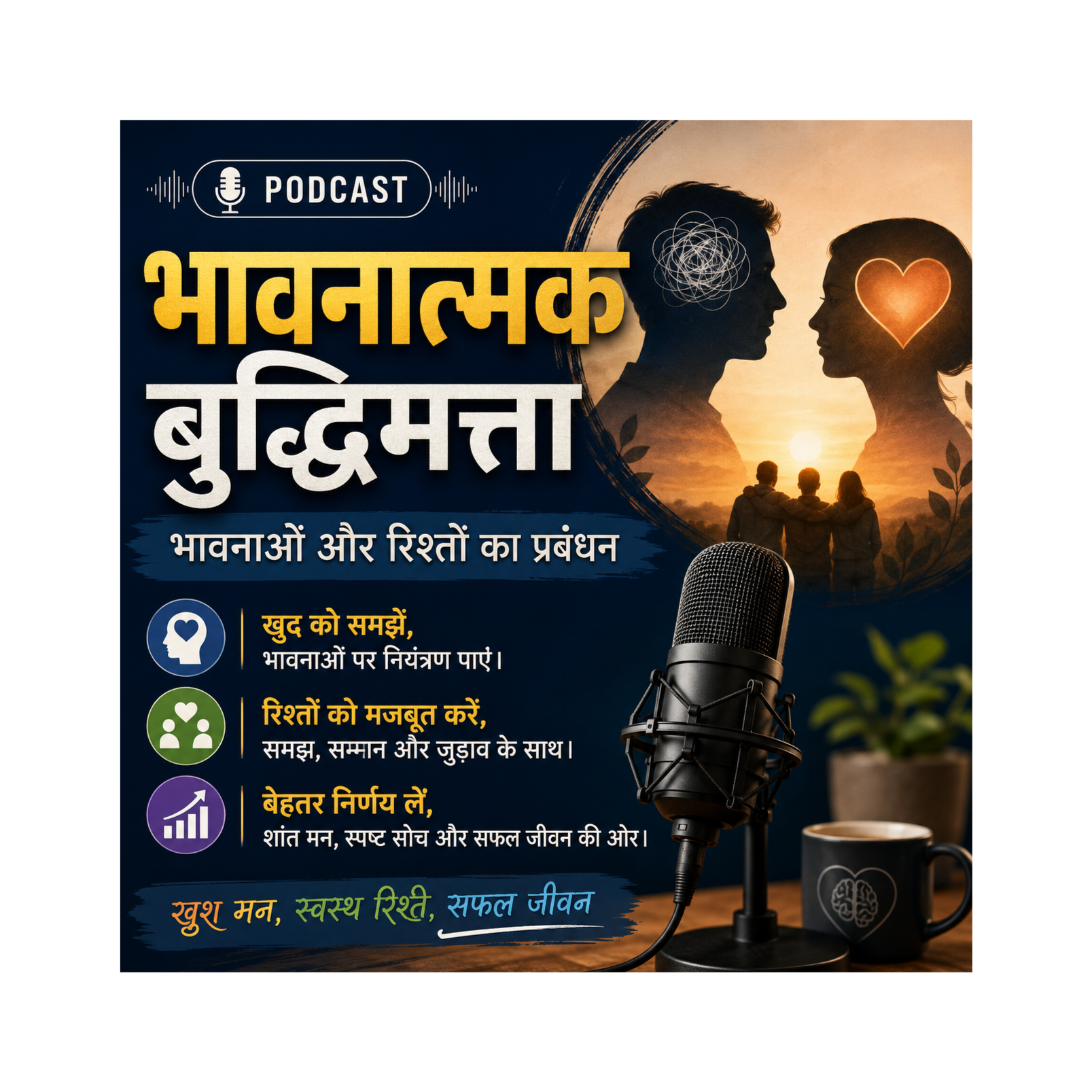 भावनात्मक बुद्धिमत्ता: भावनाओं और रिश्तों का प्रबंधन episode artwork