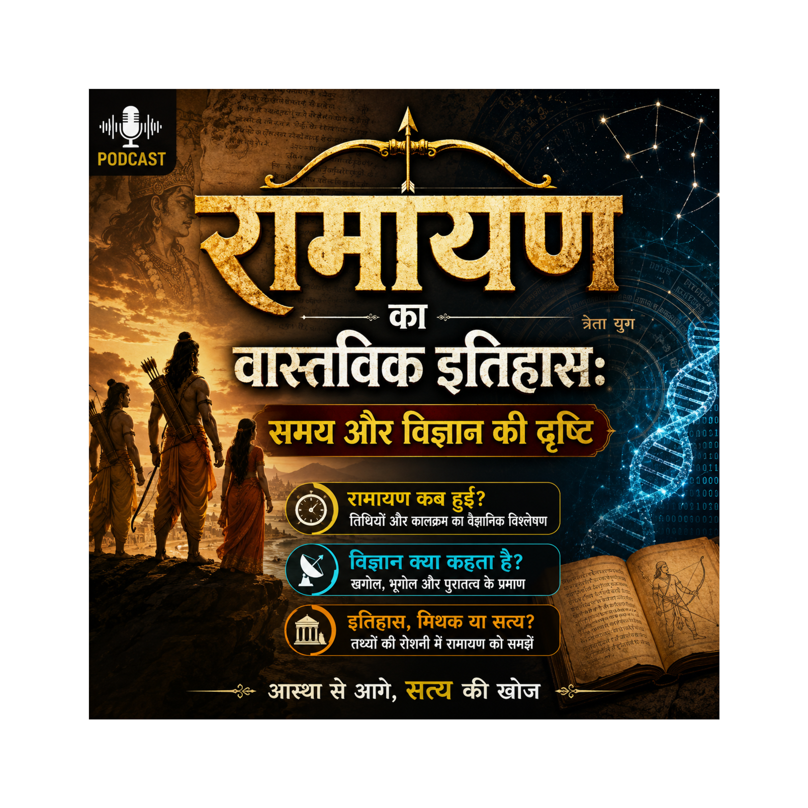 रामायण का वास्तविक इतिहास: समय और विज्ञान की दृष्टि episode artwork