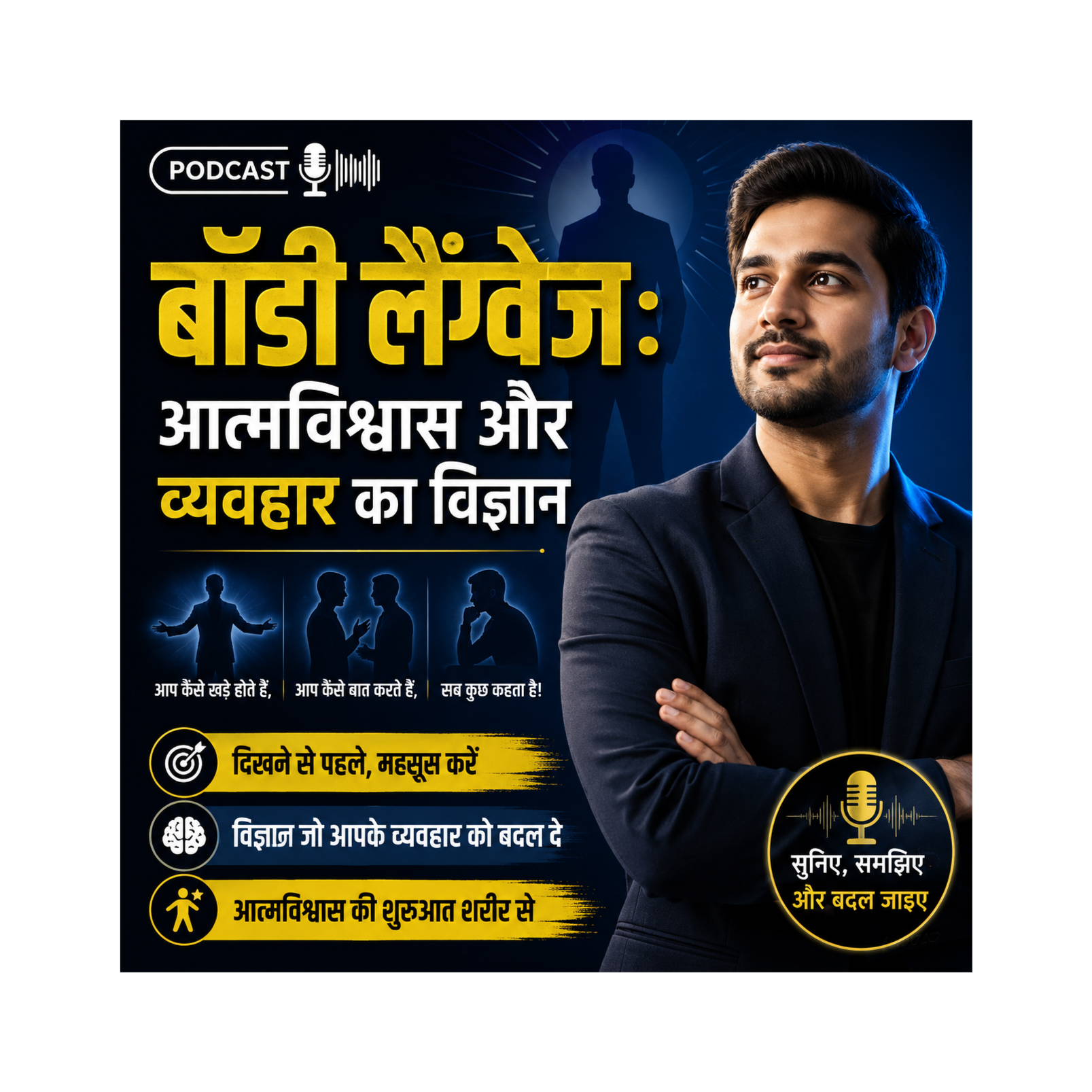 बॉडी लैंग्वेज: आत्मविश्वास और व्यवहार का विज्ञान episode artwork