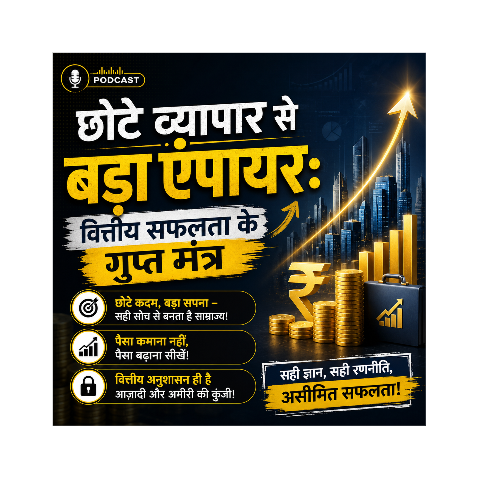 छोटे व्यापार से बड़ा एंपायर: वित्तीय सफलता के गुप्त मंत्र episode artwork