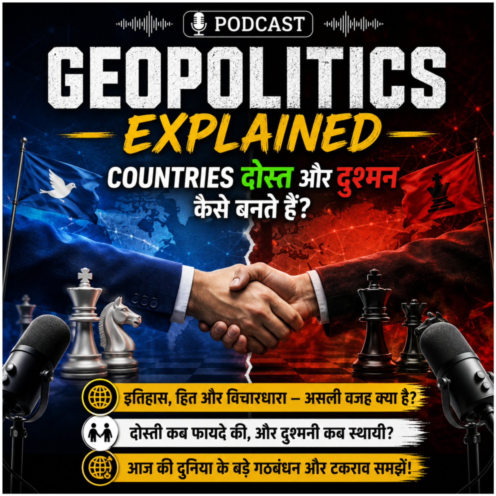 Geopolitics Explained: Countries दोस्त और दुश्मन कैसे बनते हैं? episode artwork