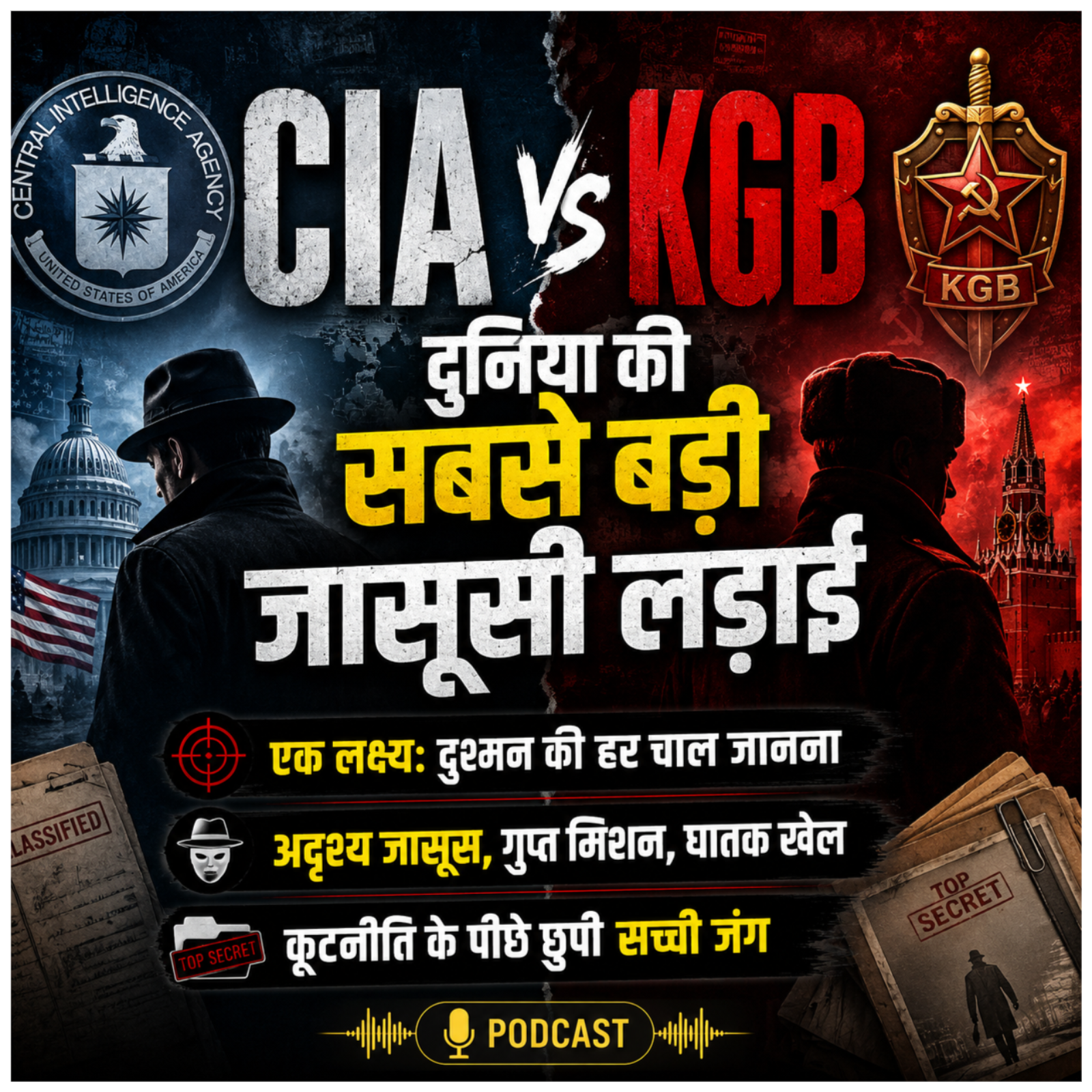 CIA vs KGB: दुनिया की सबसे बड़ी जासूसी लड़ाई episode artwork