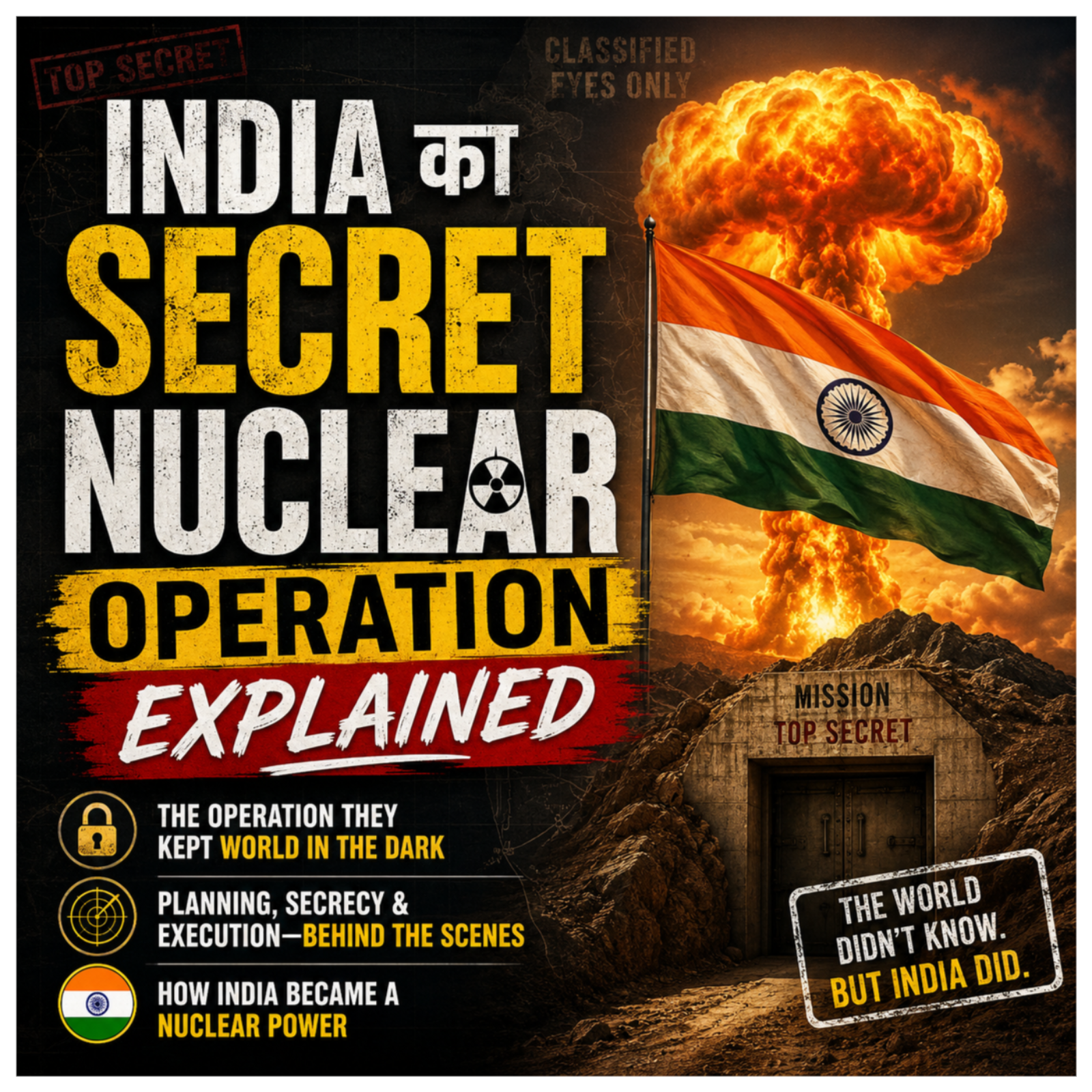 India का Secret Nuclear Operation Explained episode artwork