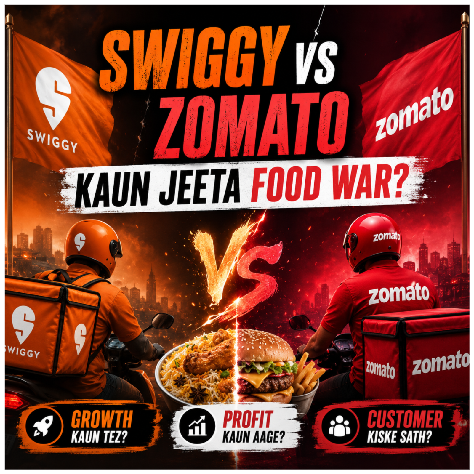 Swiggy vs Zomato : Kaun Jeeta Food War? episode artwork