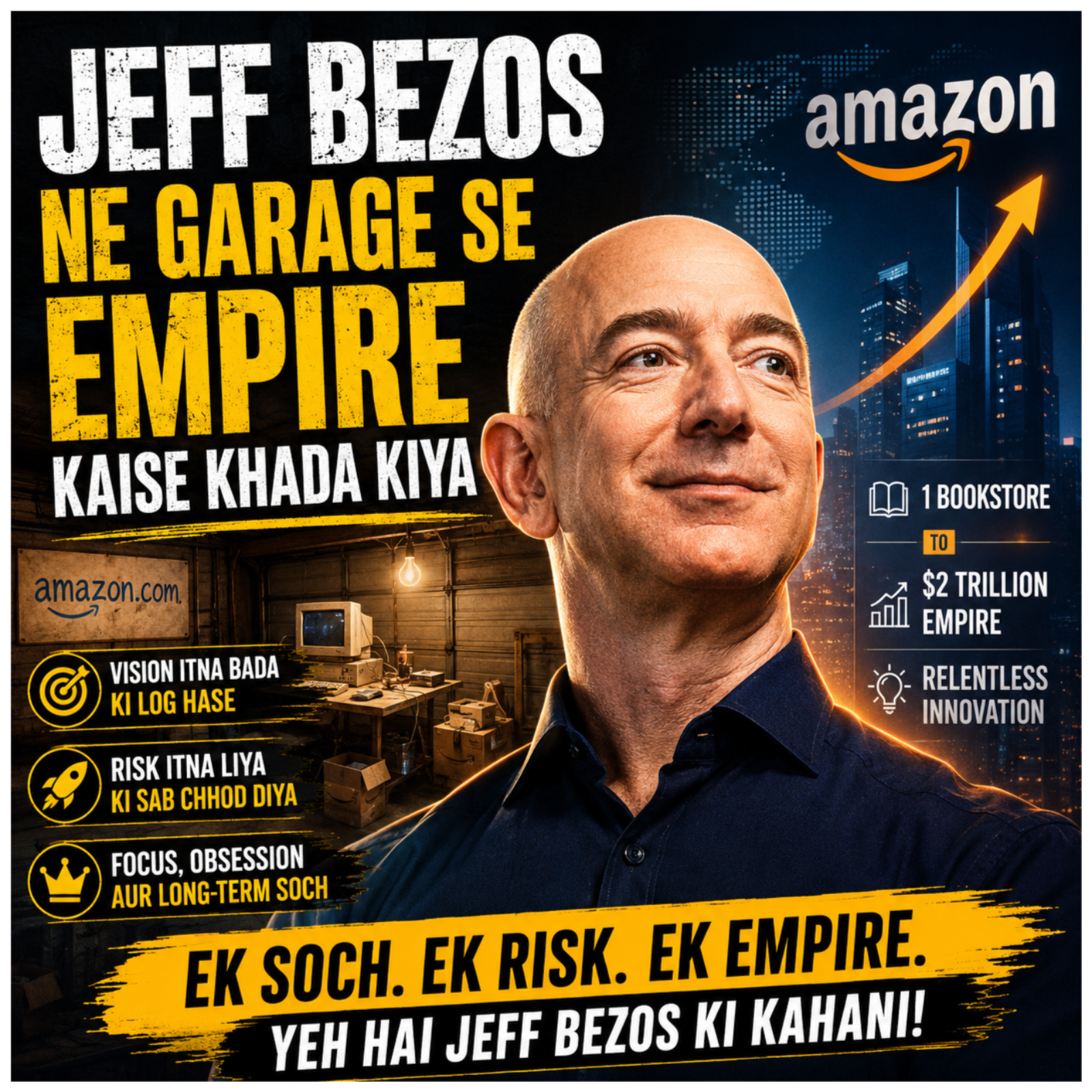 Jeff Bezos Ne Garage Se Empire Kaise Khada Kiya episode artwork