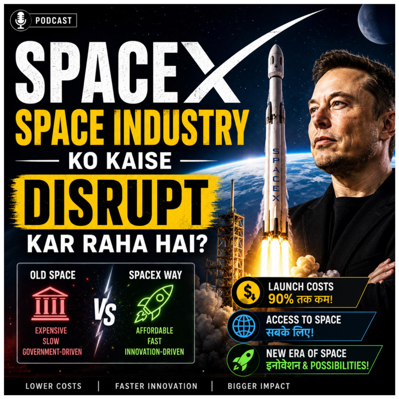SpaceX Space Industry Ko Kaise Disrupt Kar Raha Hai episode artwork