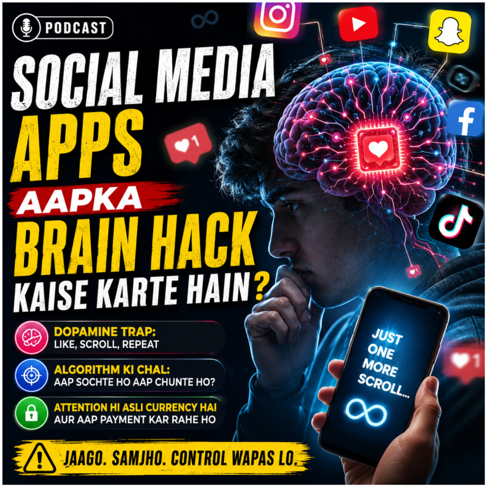 Social Media Apps Aapka Brain Hack Kaise Karte Hain? episode artwork