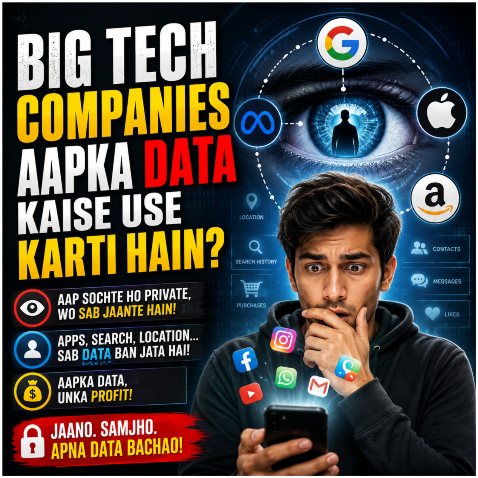 Big Tech Companies Aapka Data Kaise Use Karti Hain? episode artwork