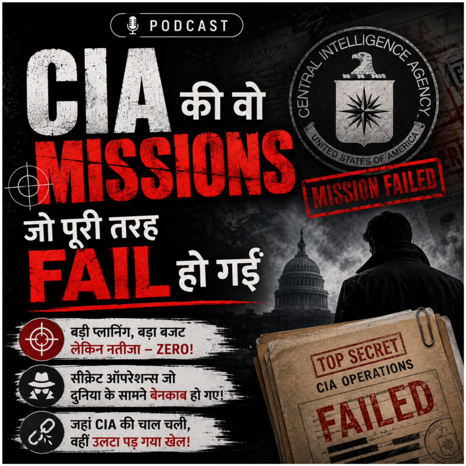 CIA की वो Missions जो पूरी तरह Fail हो गईं episode artwork