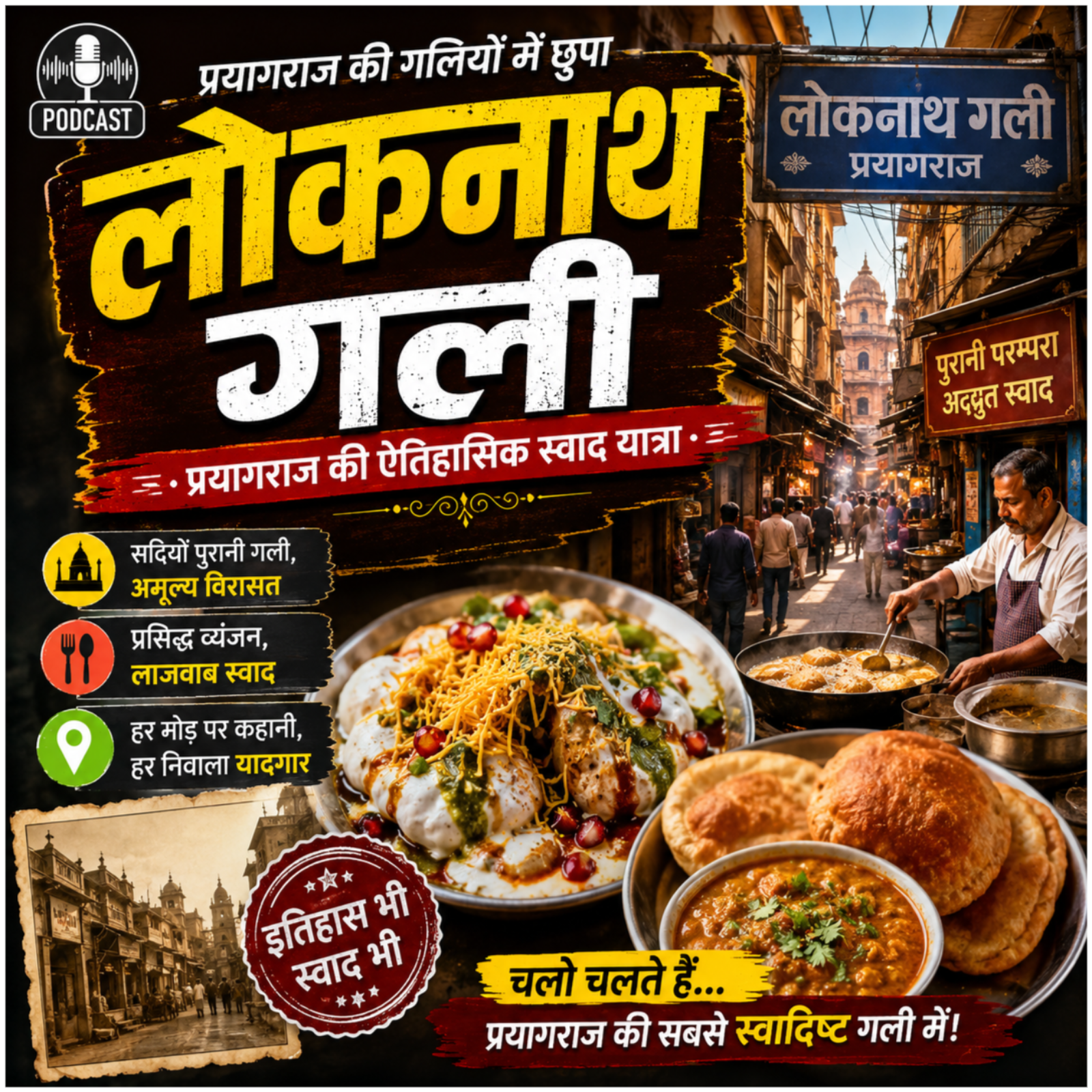 लोकनाथ गली: प्रयागराज की ऐतिहासिक स्वाद यात्रा episode artwork
