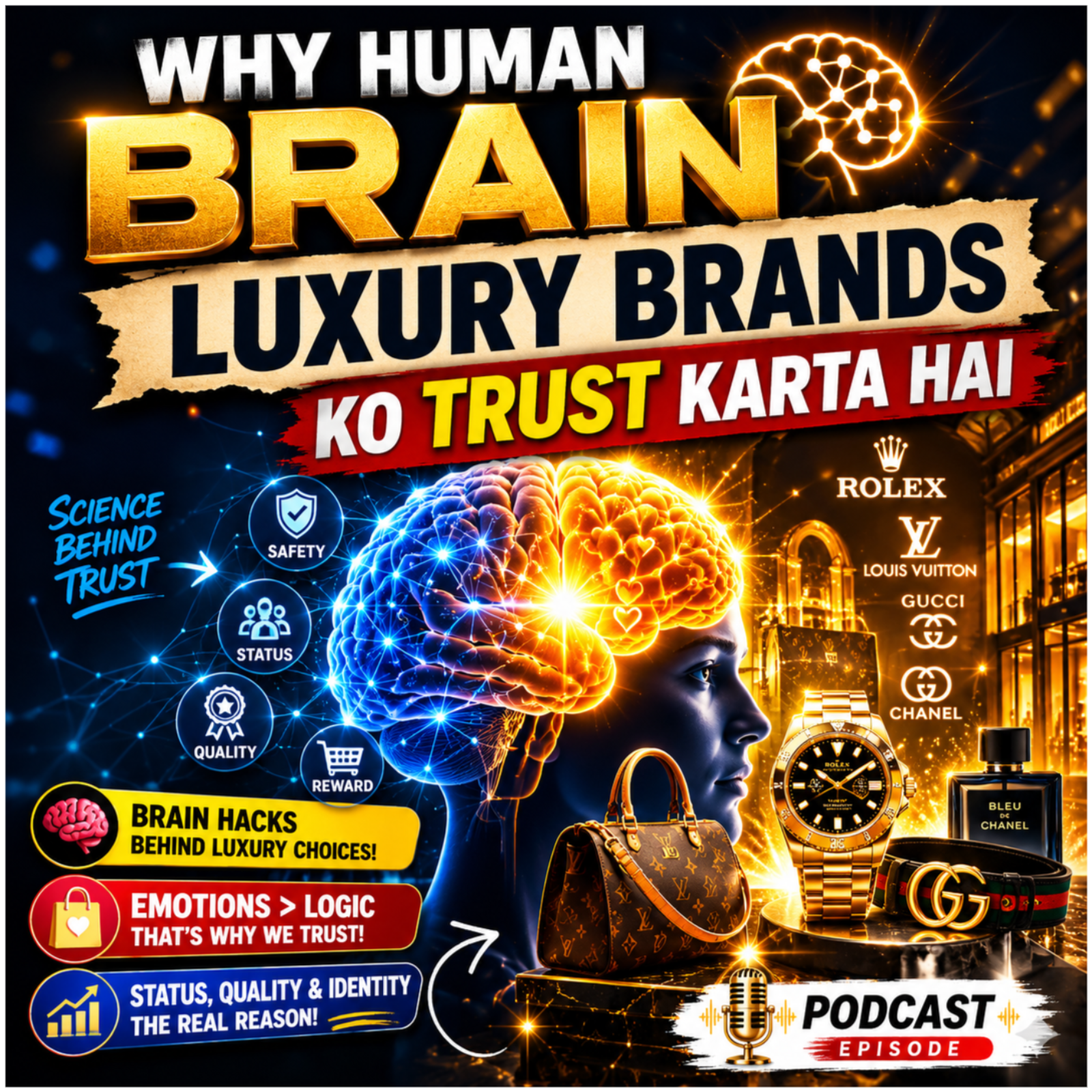 Why Human Brain Luxury Brands Ko Trust Karta Hai episode artwork