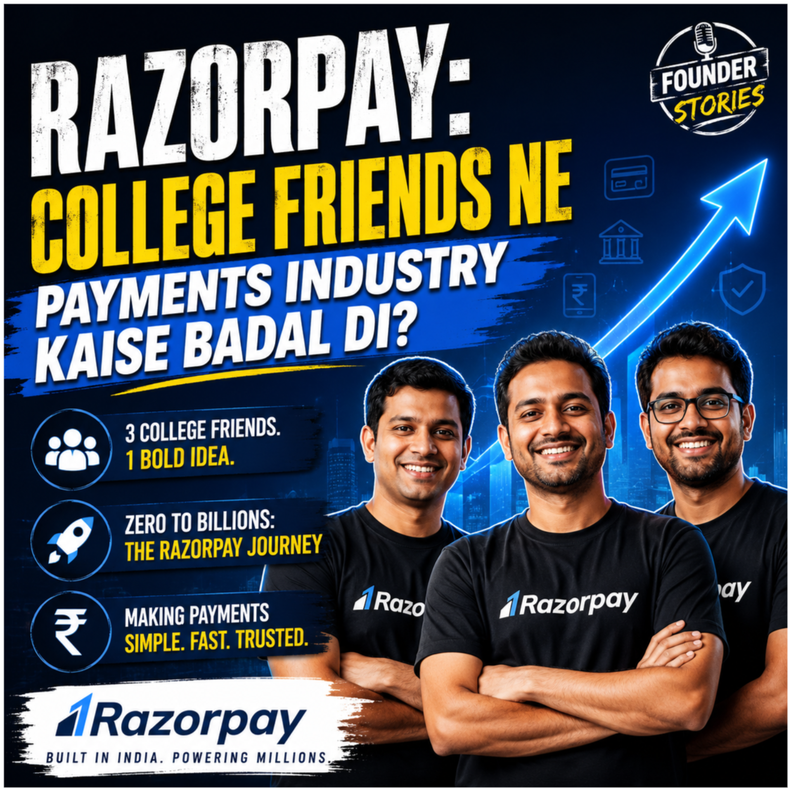Razorpay: College Friends Ne Payments Industry Kaise Badal Di? episode artwork