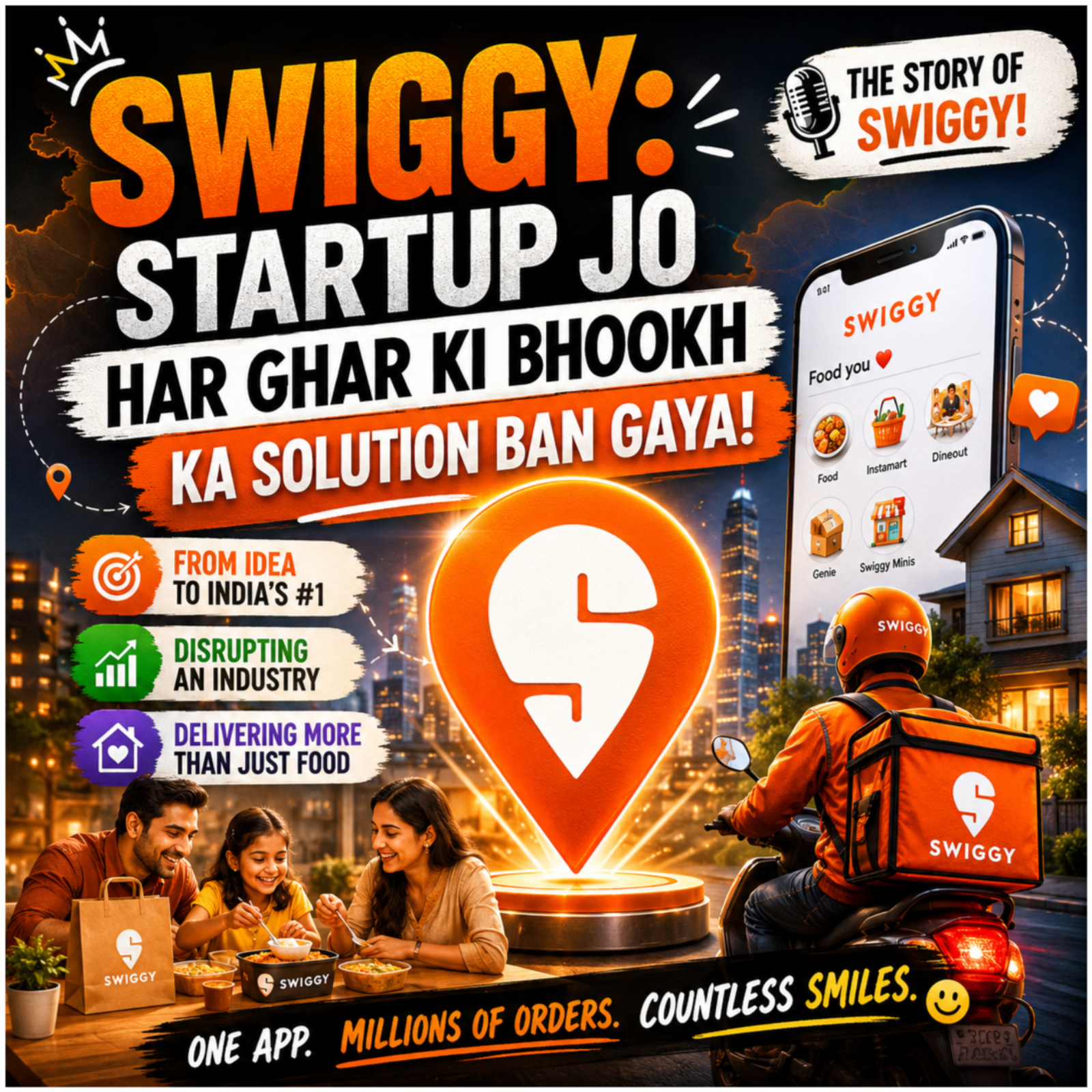 Swiggy: Startup Jo Har Ghar Ki Bhookh Ka Solution Ban Gaya episode artwork