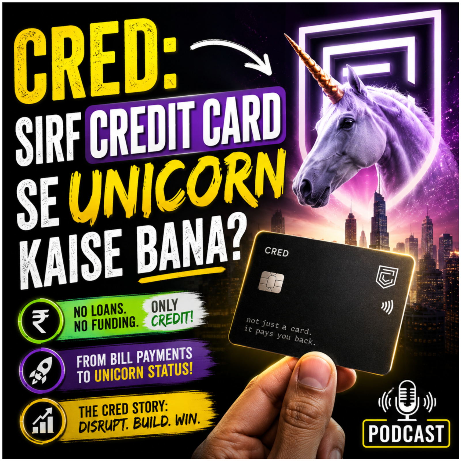 CRED: Sirf Credit Card Se Unicorn Kaise Bana? episode artwork