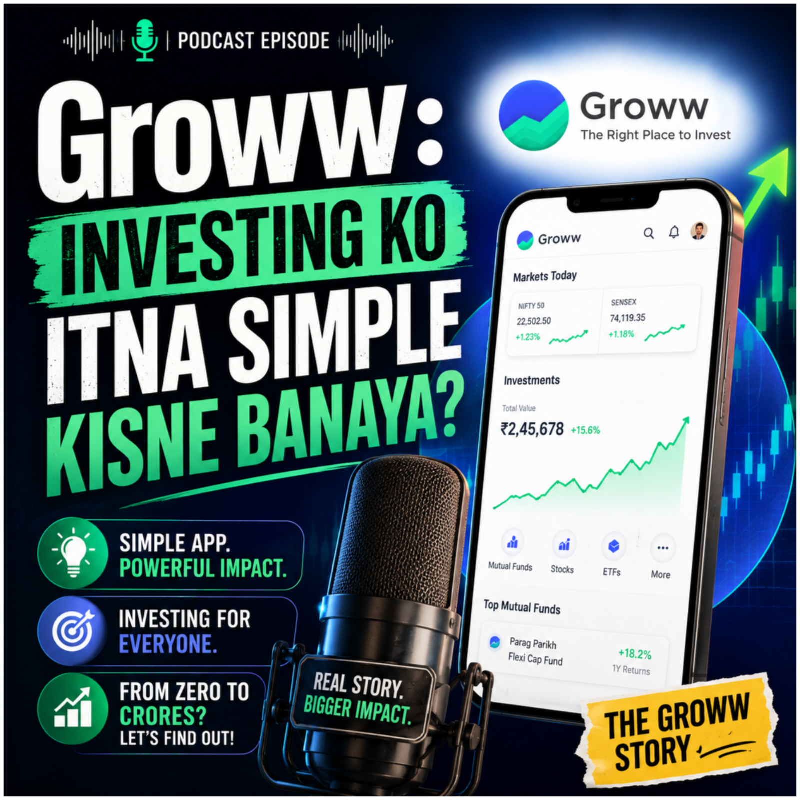Groww: Investing Ko Itna Simple Kisne Banaya? episode artwork